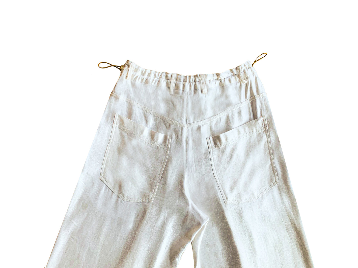 Flared, Wide-Leg Tailored Pants