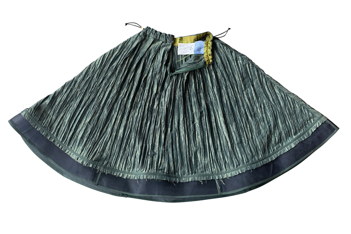 Flared Vintage Taffeta Skirt