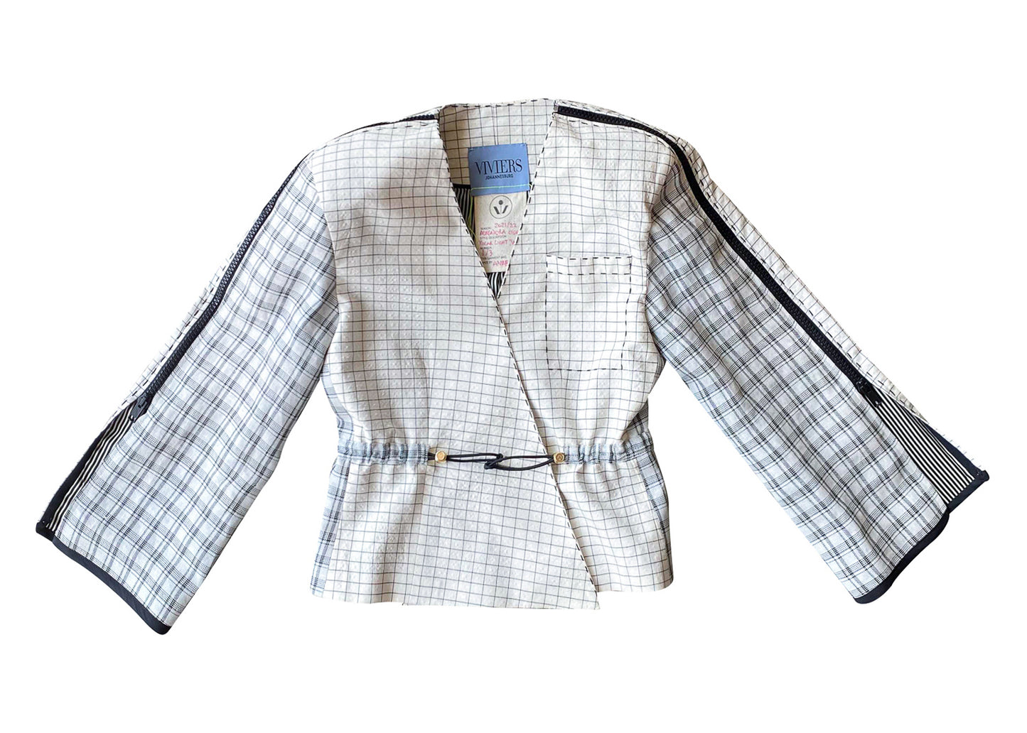POLAR LIGHT ZIPPER TAILORED JACKET