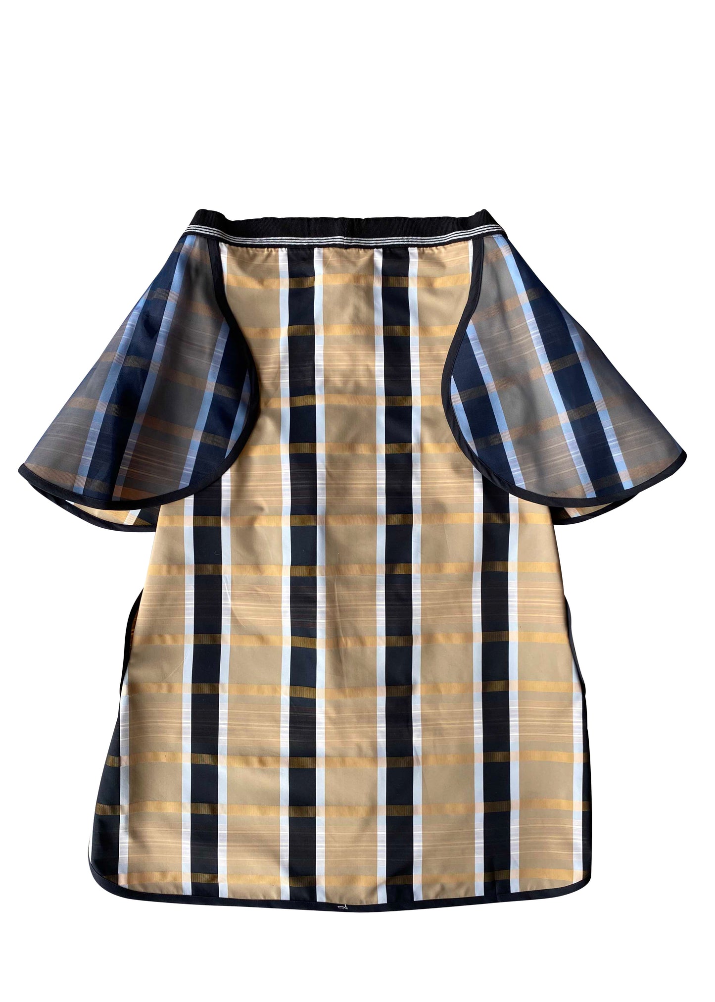 PIXEL PARTICLE SILK TAFFETA MINI DRESS