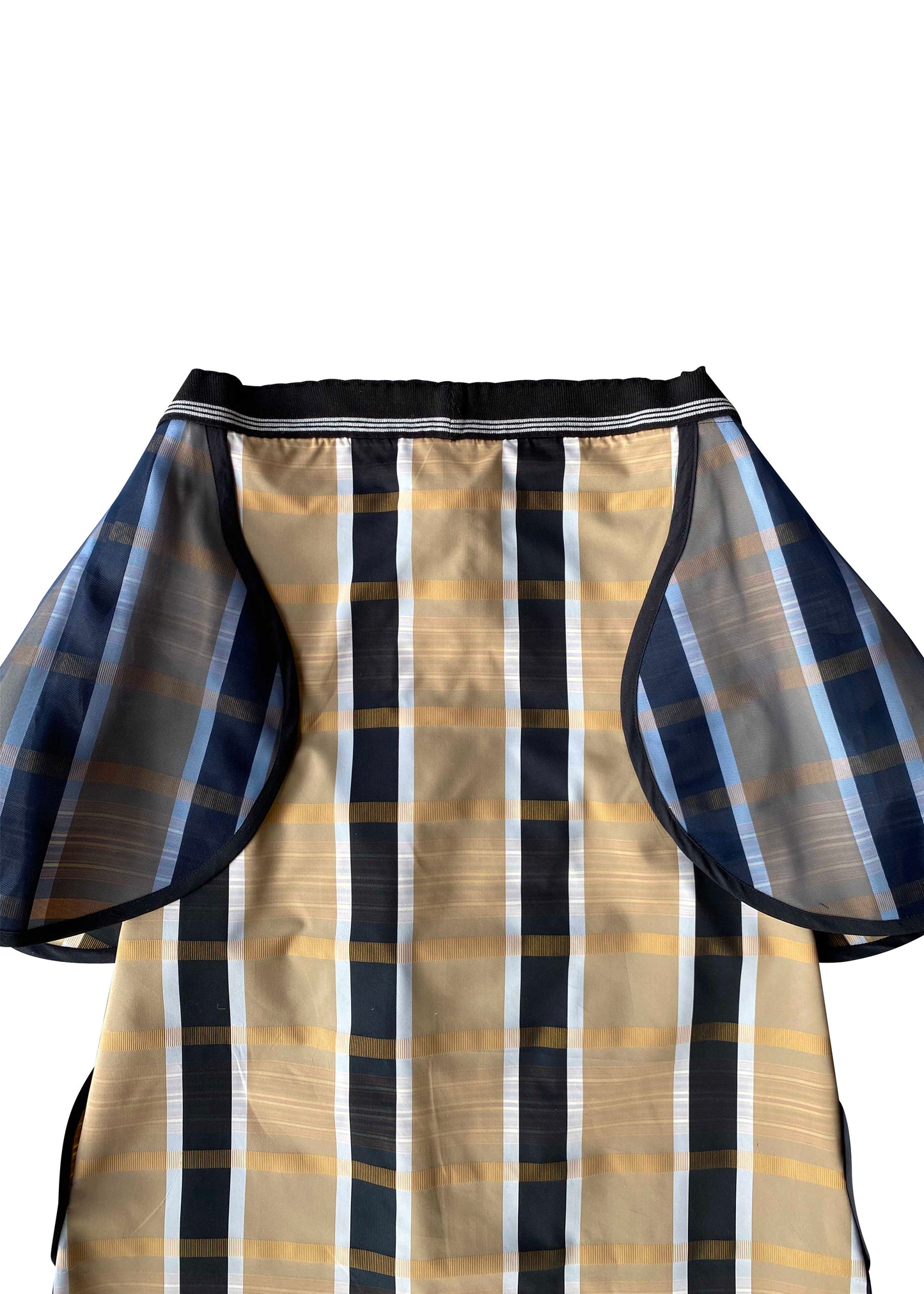 PIXEL PARTICLE SILK TAFFETA MINI DRESS