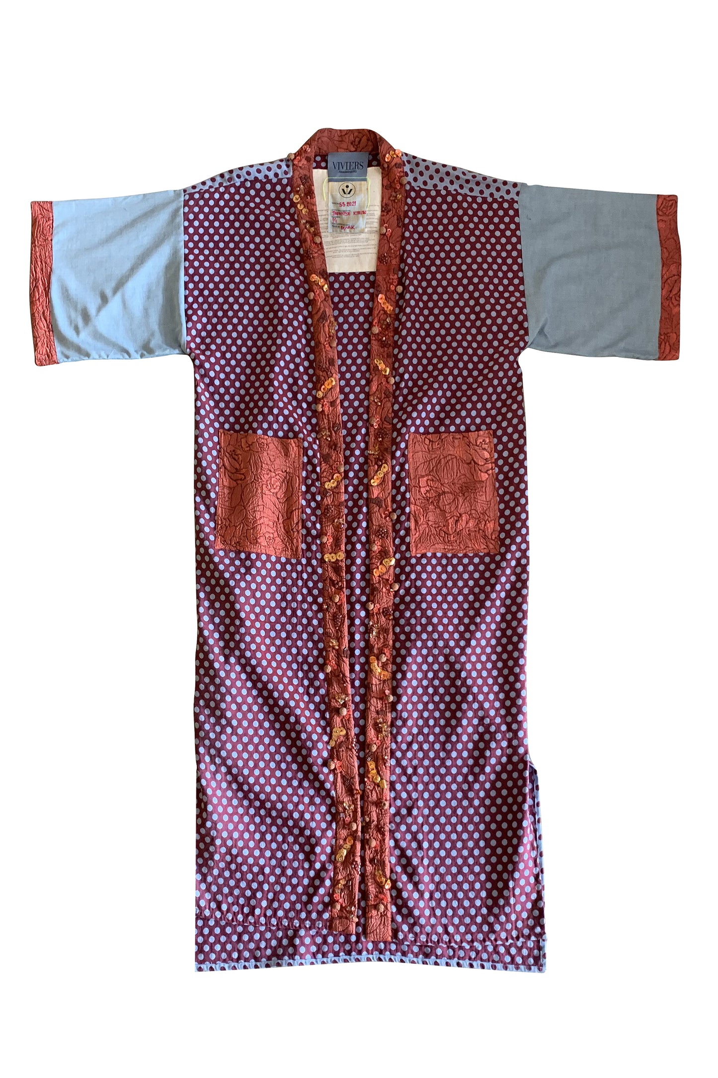 JAPANESE GOWN WITH FULLY HAND-BEADED LAPEL