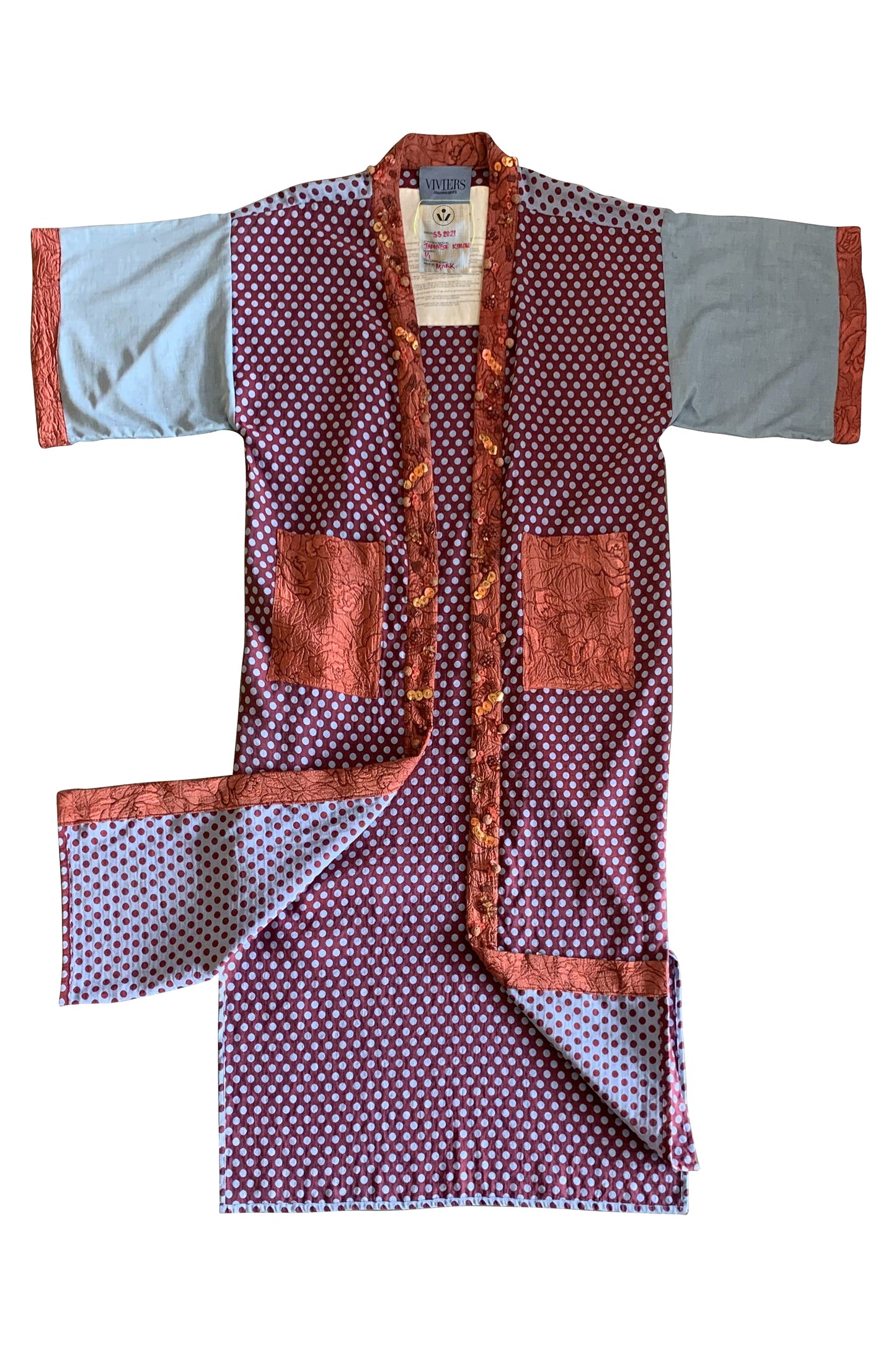 JAPANESE GOWN WITH FULLY HAND-BEADED LAPEL