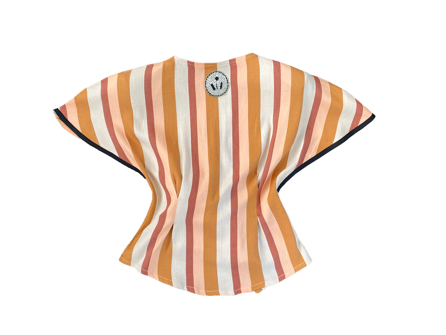 Signature Silk Brocade Wrap Top