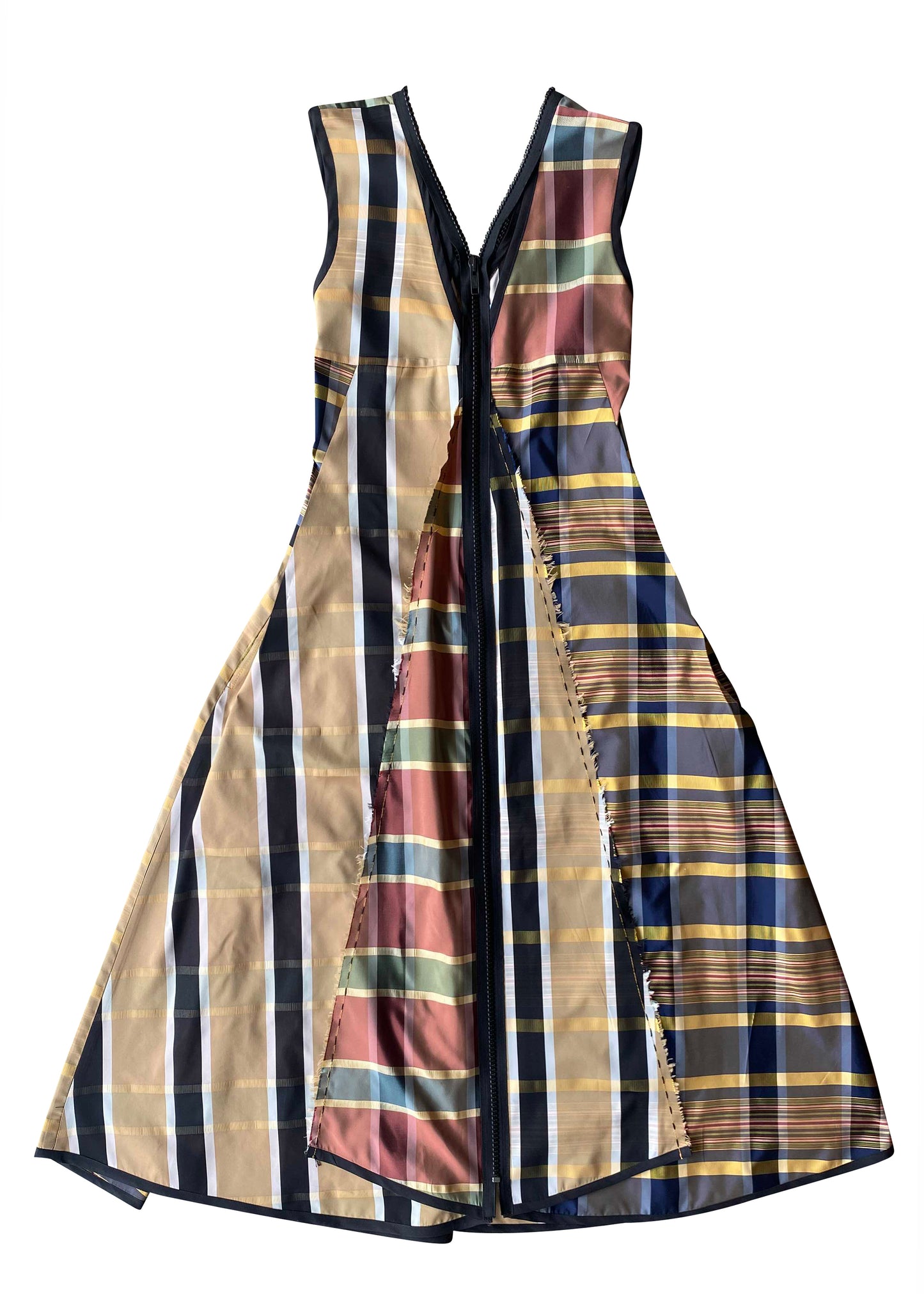 RUBIX CUBE Y ZIPPER DRESS