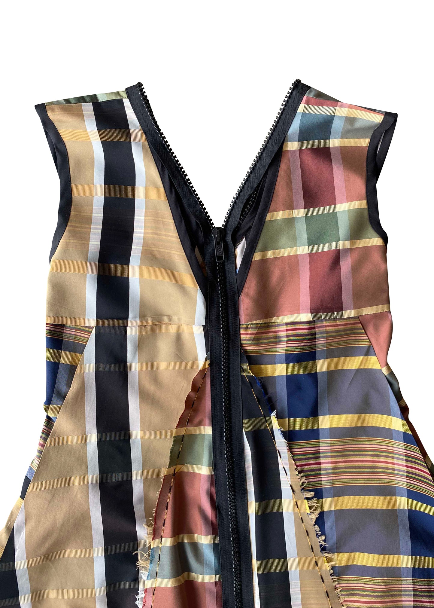 RUBIX CUBE Y ZIPPER DRESS