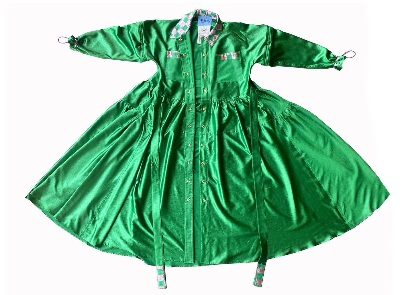 Smaragdine Utility Dress