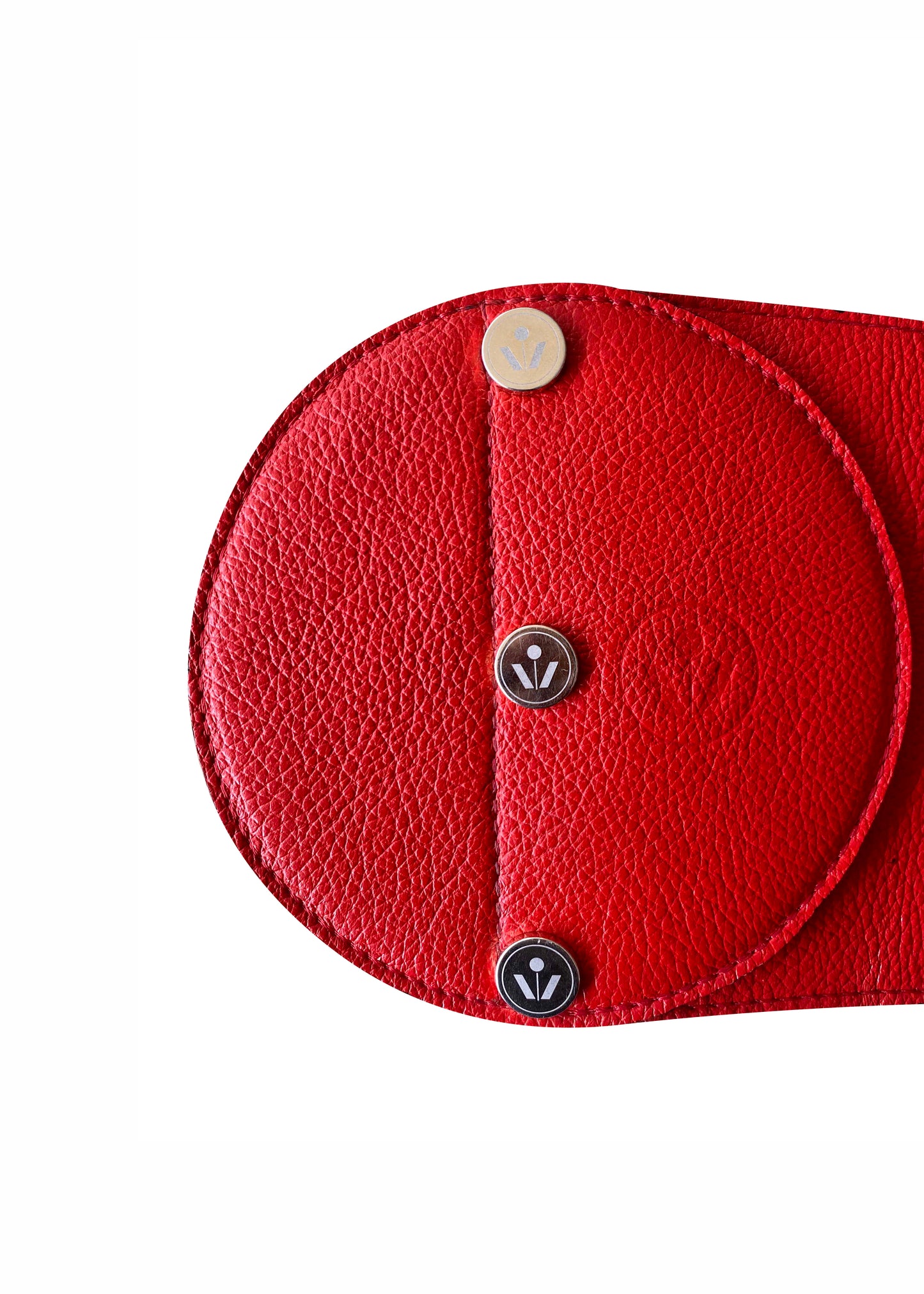 Circular Leather Wrist Cuffs