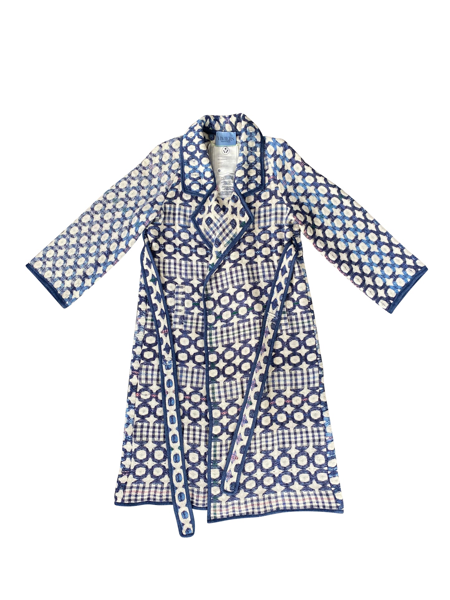 Artisanal Hand-Woven Raglan Coat in Wool & Mohair