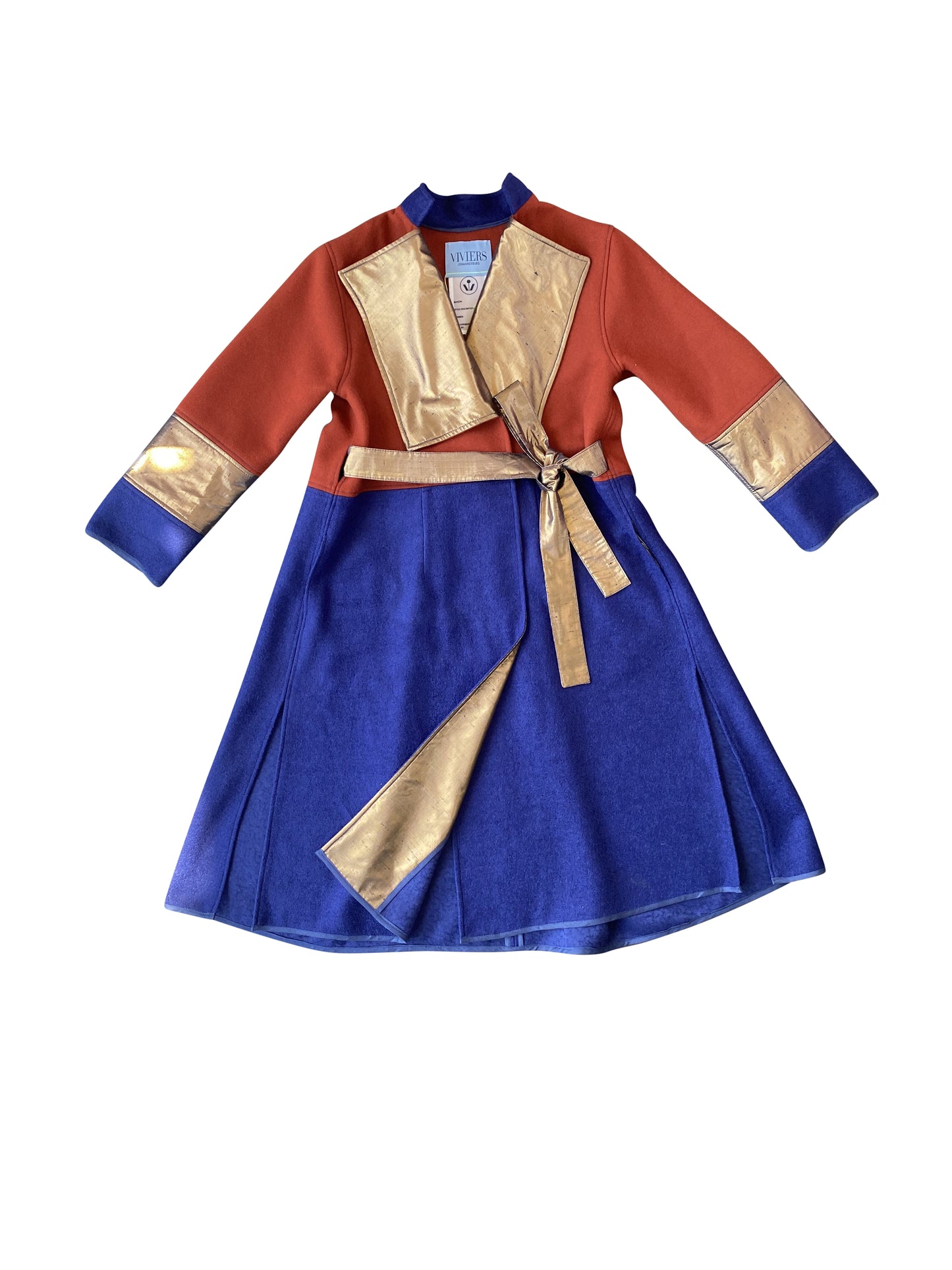 Red Bronze Cashmere & Wool-Blend Coat