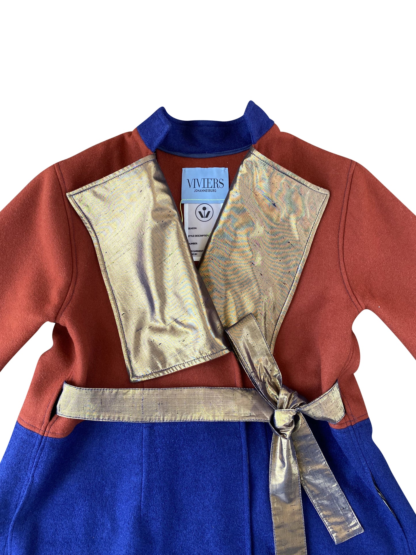 Red Bronze Cashmere & Wool-Blend Coat