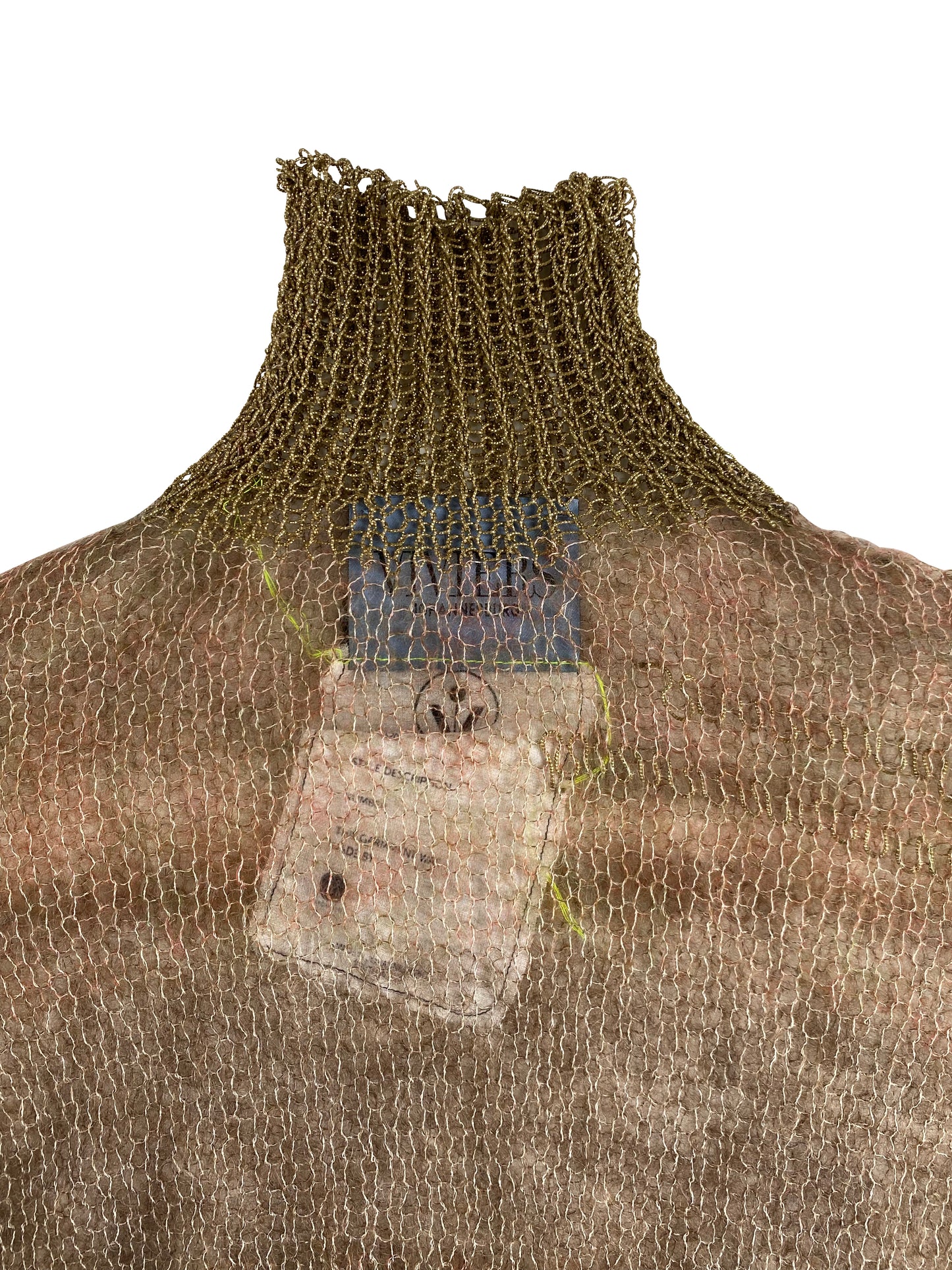 Wet Dust Silk Mohair Lamé Turtleneck