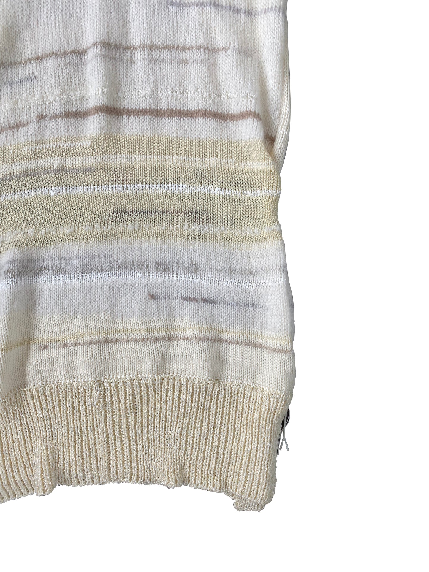 'Kersefontein Stairs with Victorian Decor' Artisanal Knitted Dress in Wool, Mohair, Deadstock Viscose & Lace