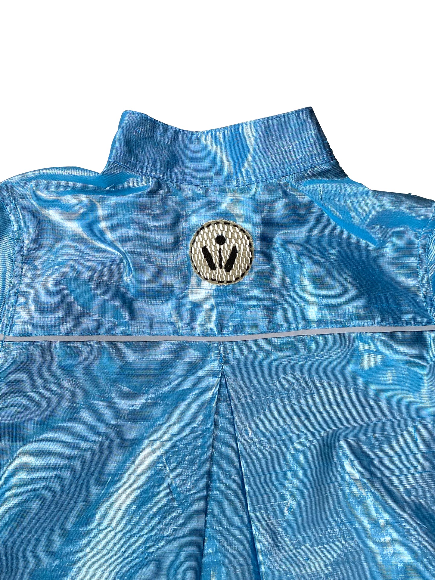 Tannie Elsa's Silk Lamé Shirt With Detachable Zipper Panels