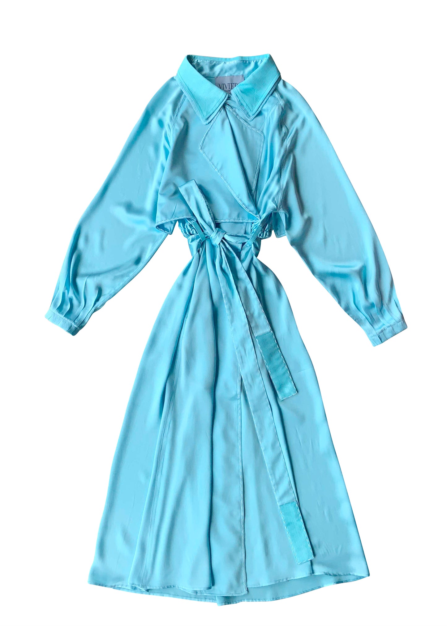 SILK TRENCH COAT