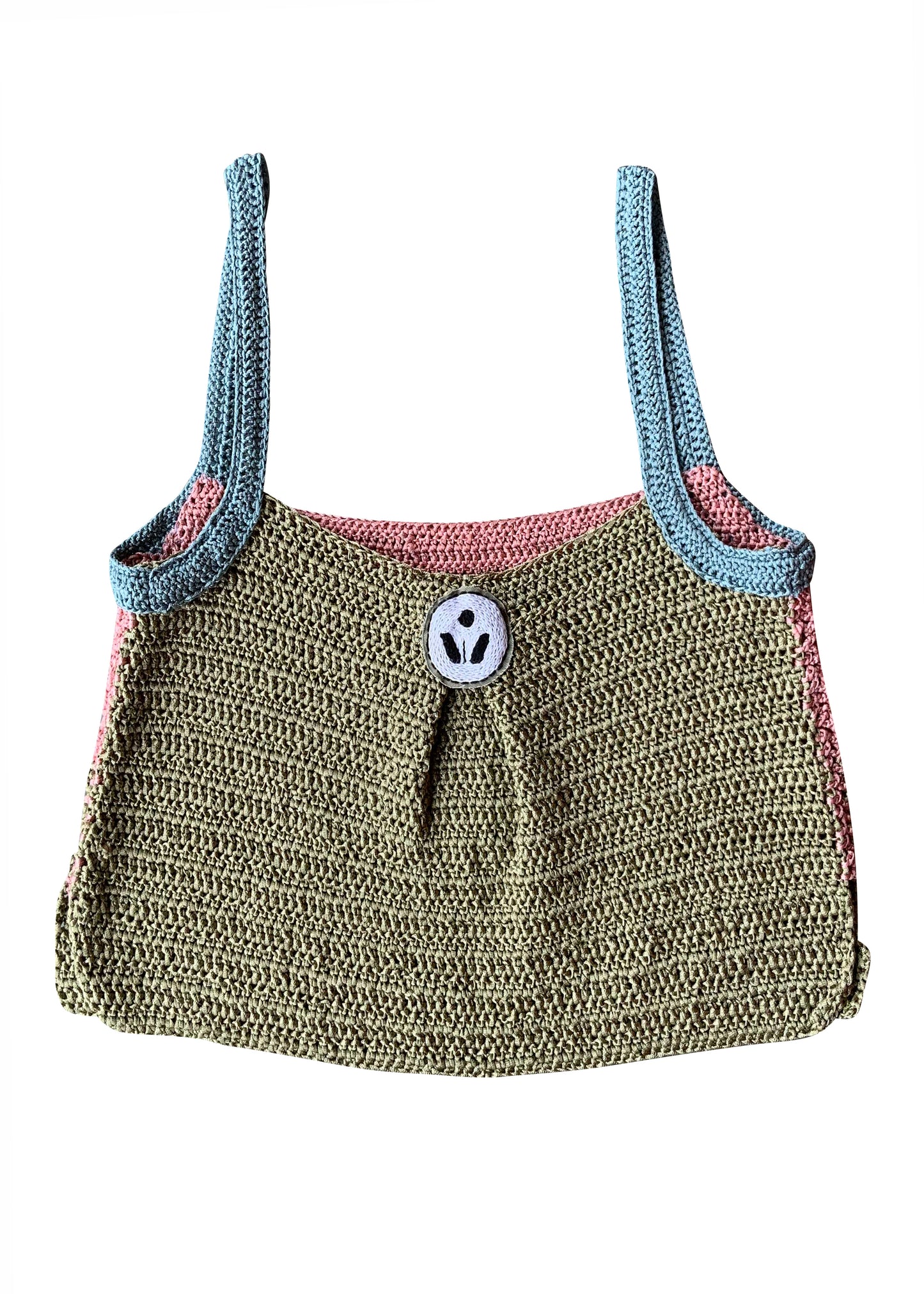 Crochet Color Block Top