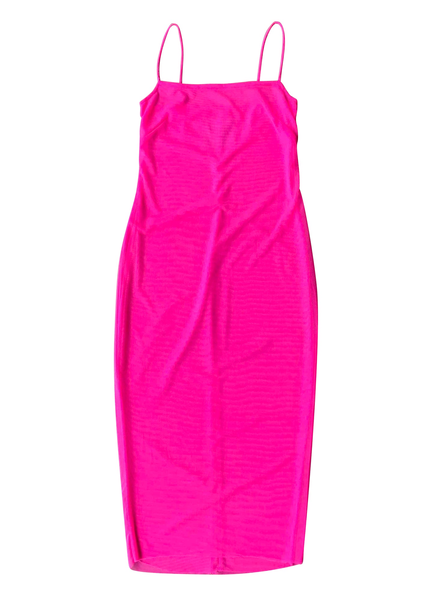 POOLSIDE NYLON SLIP DRESS