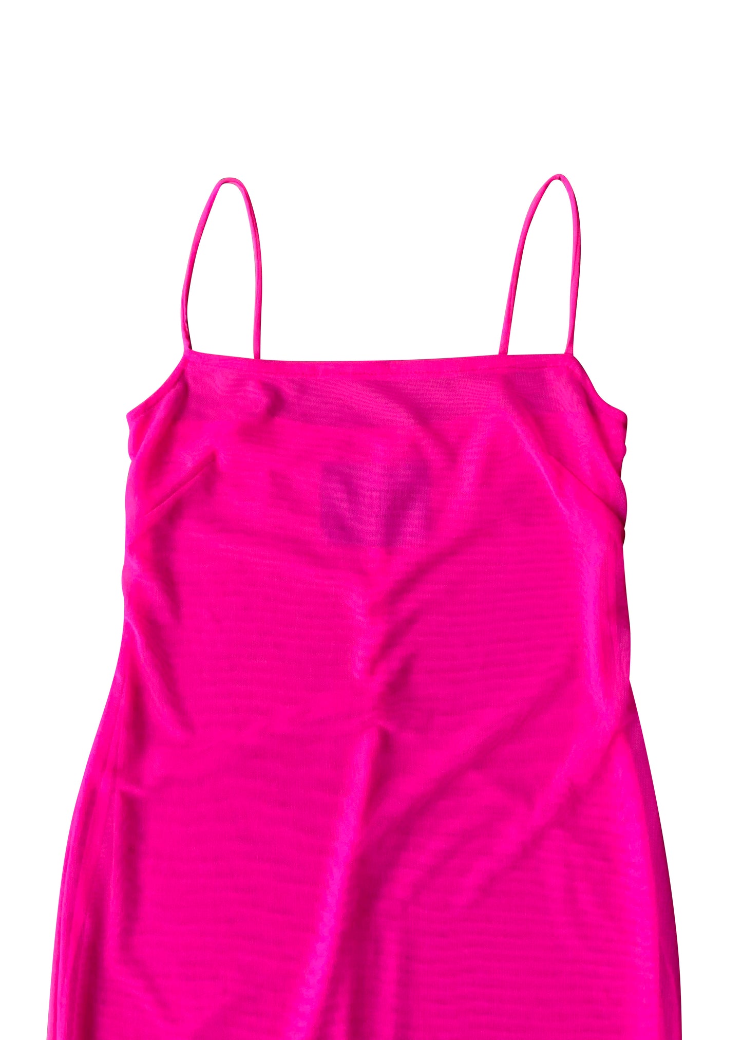 POOLSIDE NYLON SLIP DRESS