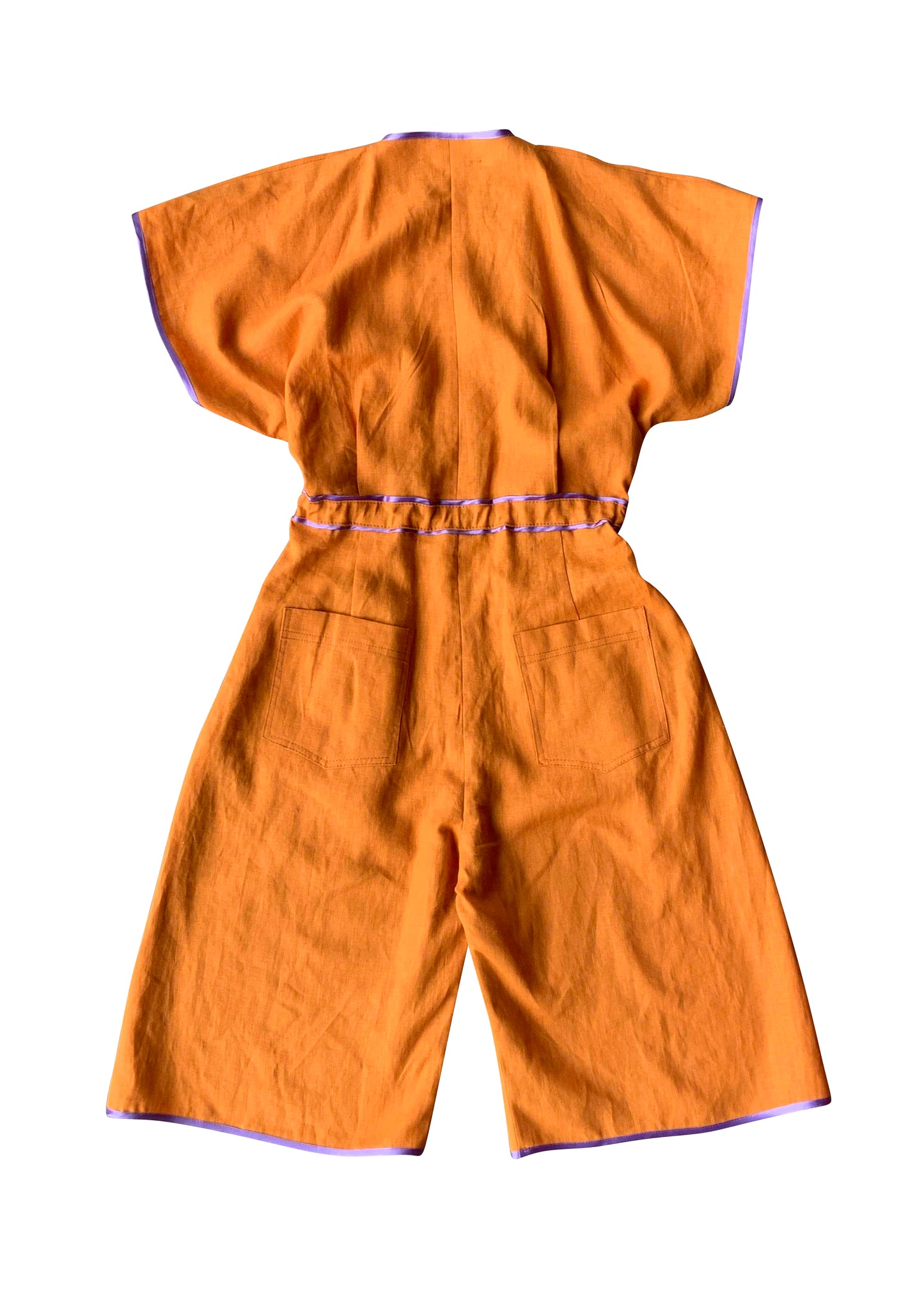 LINEN POOLSIDE SHORT JUMPSUIT