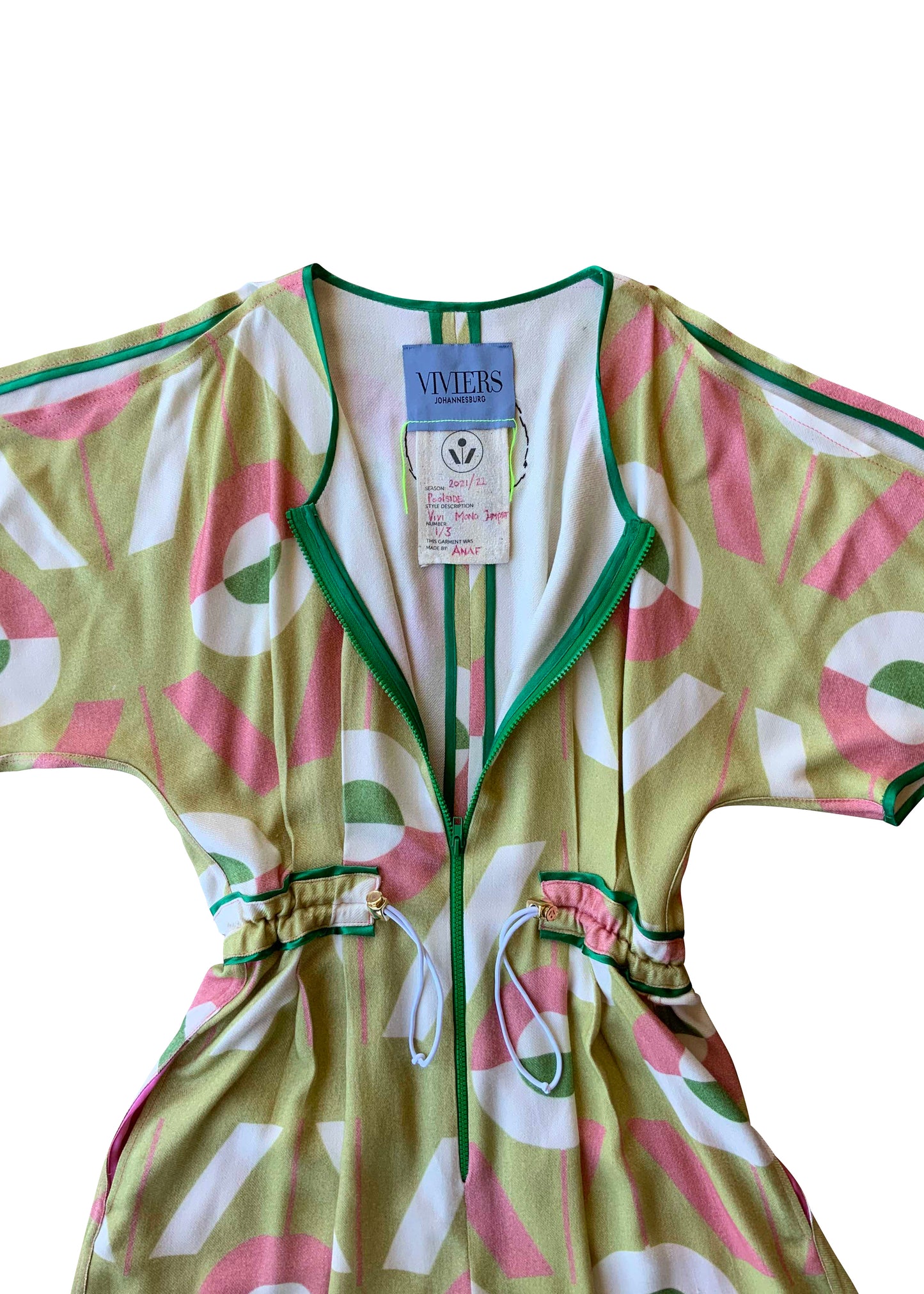 VIVI MONOGRAM POOLSIDE LONG JUMPSUIT