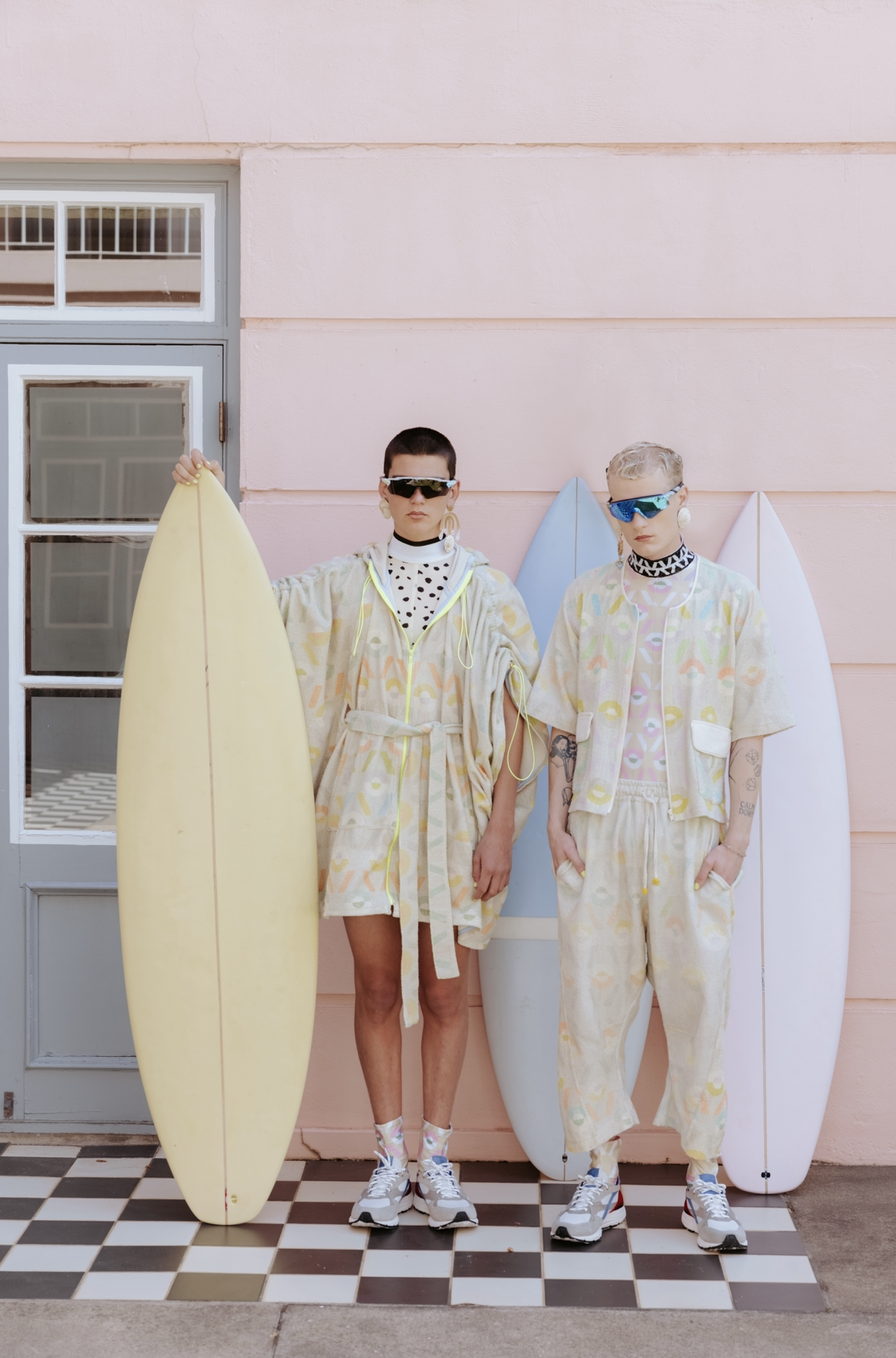 VIVI Monogram Towelling Pants