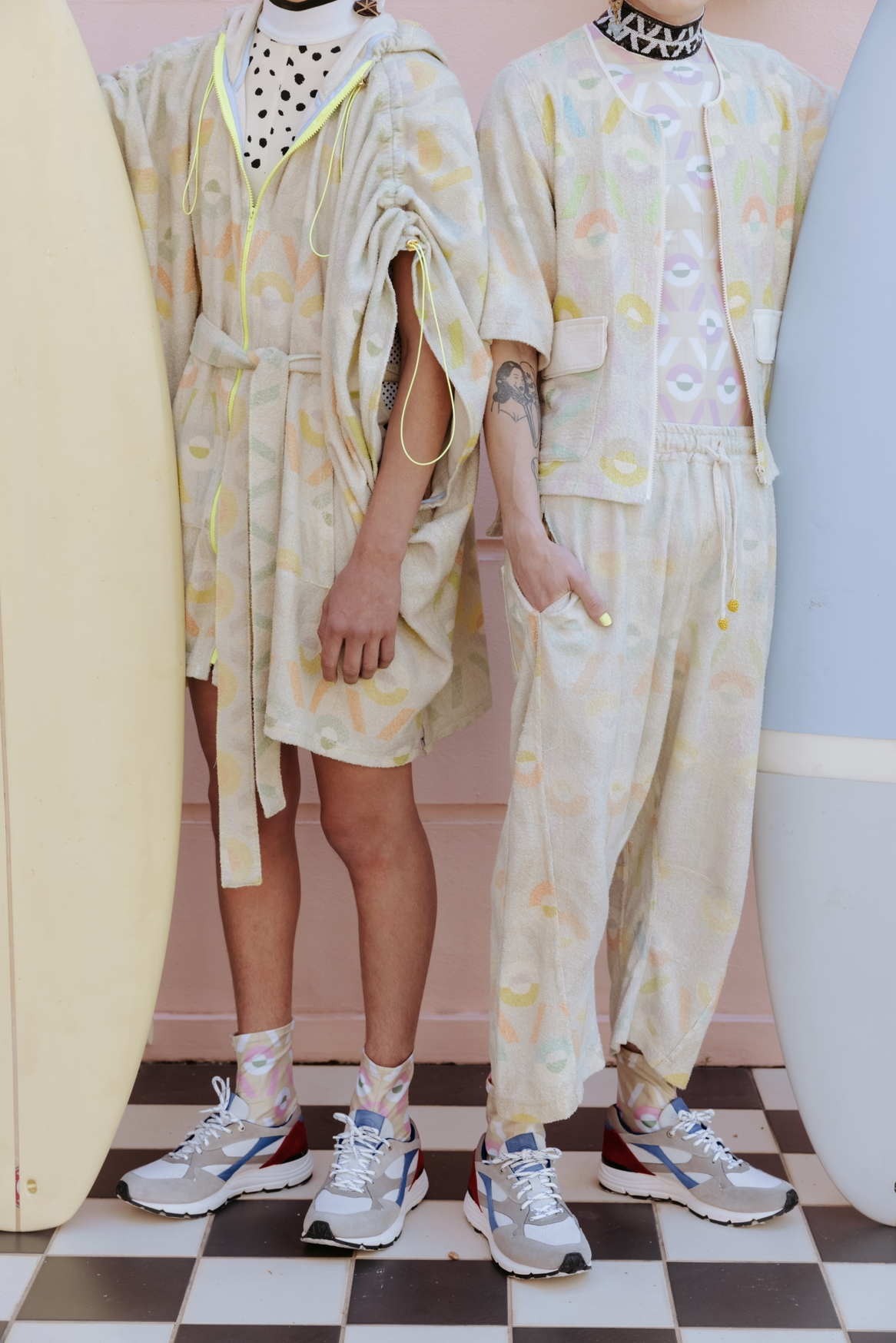 VIVI Monogram Towelling Top