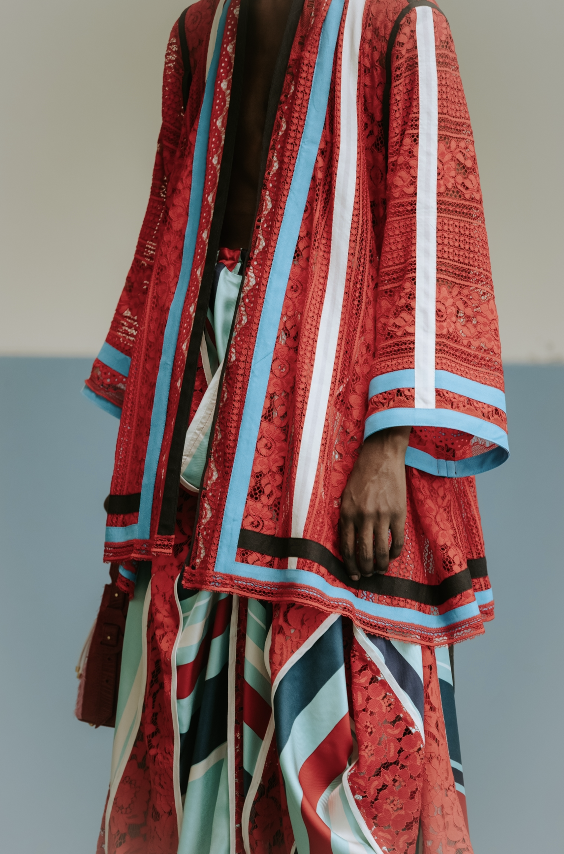 Baywatch Red Lace Kimono