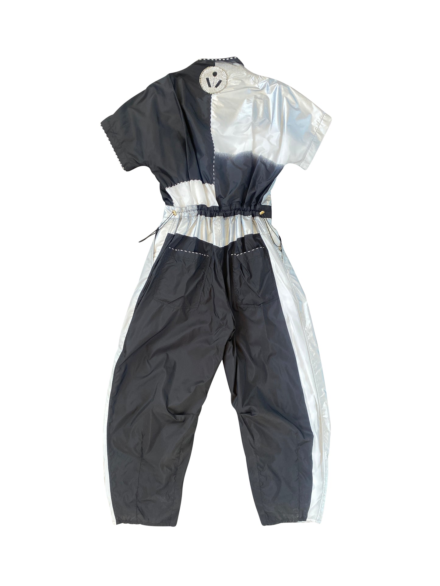 Grey & Black Ombré Nylon Jumpsuit