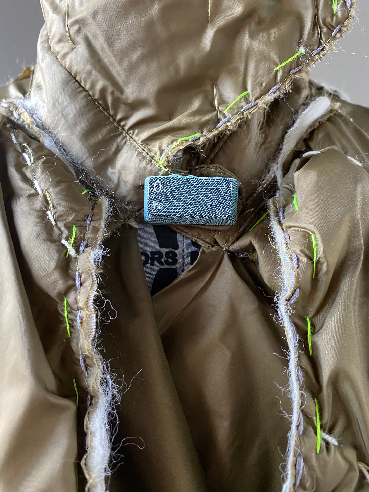 Artisanal Batting Nylon Trench Coat