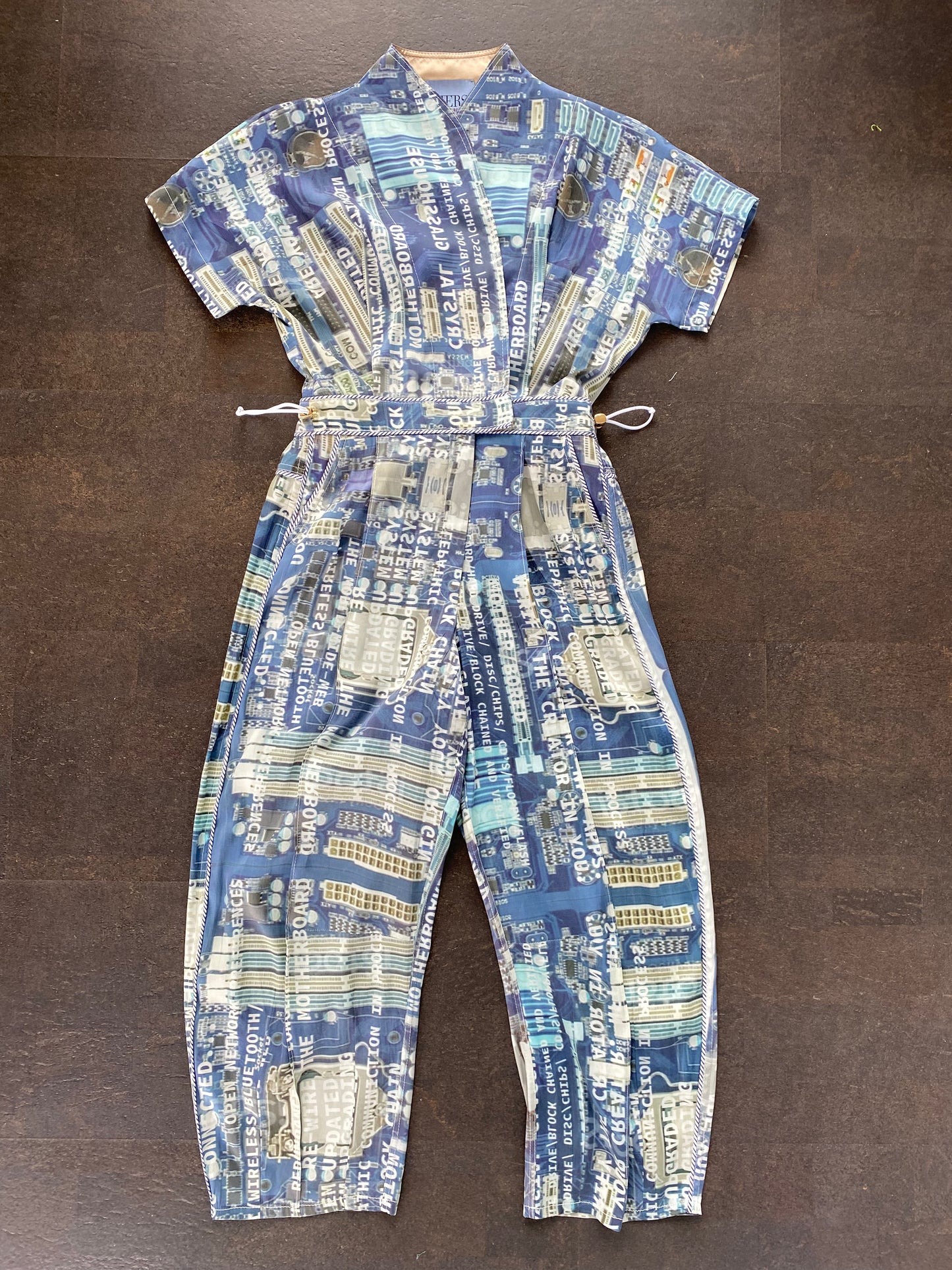 Motherboard Printed Signature Jumpsuit