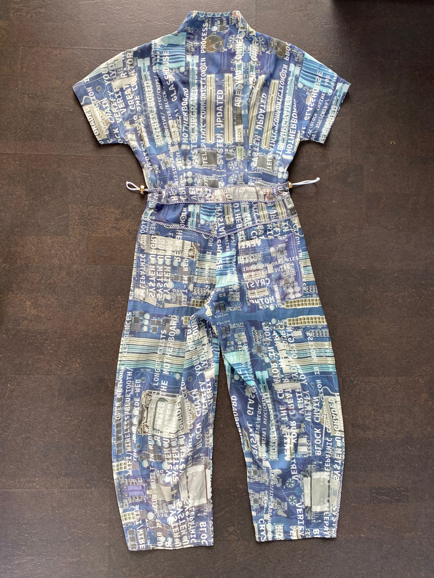 Motherboard Printed  Signature Jumpsuit