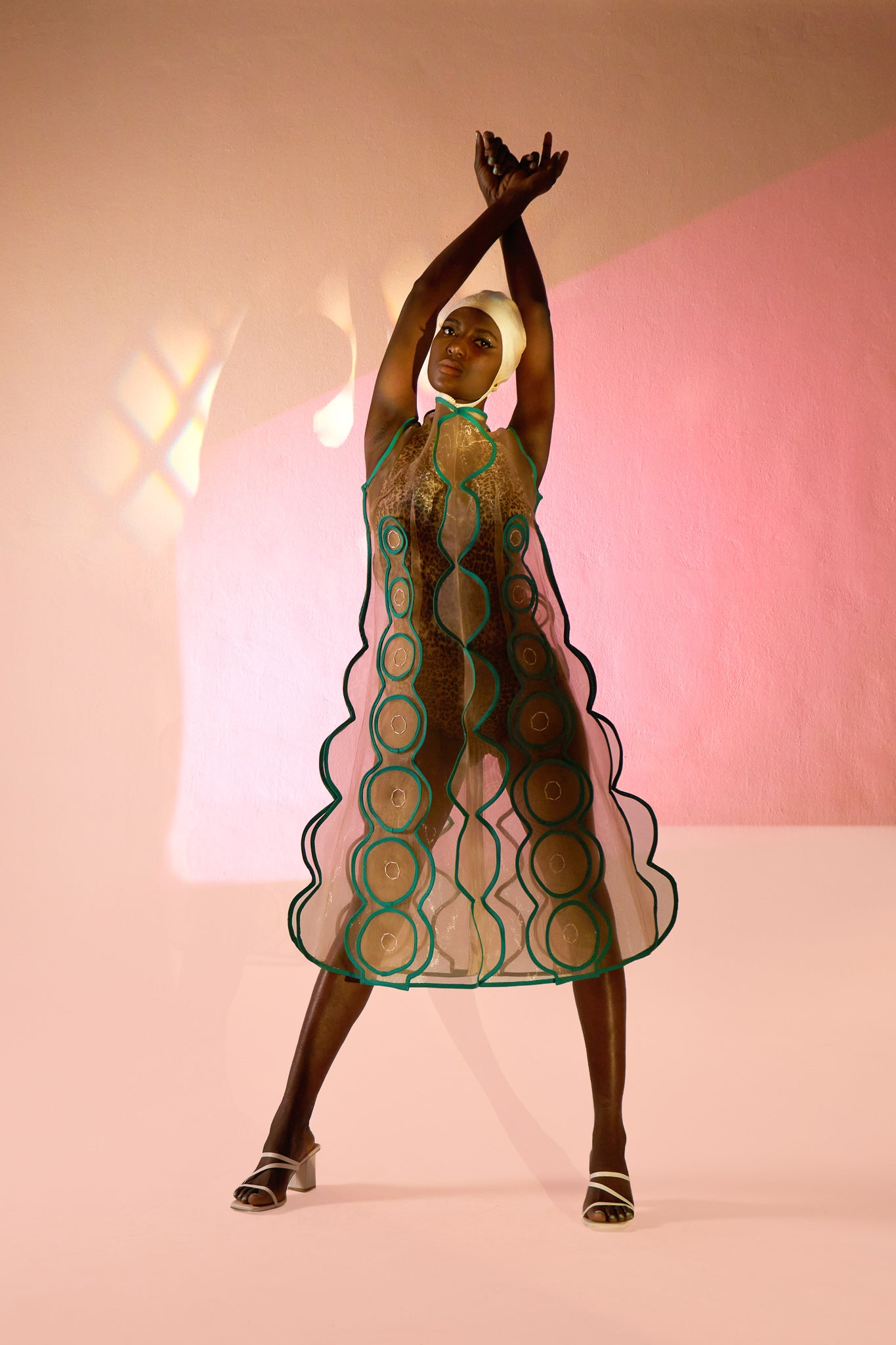 Auric Bubble Nylon Dress