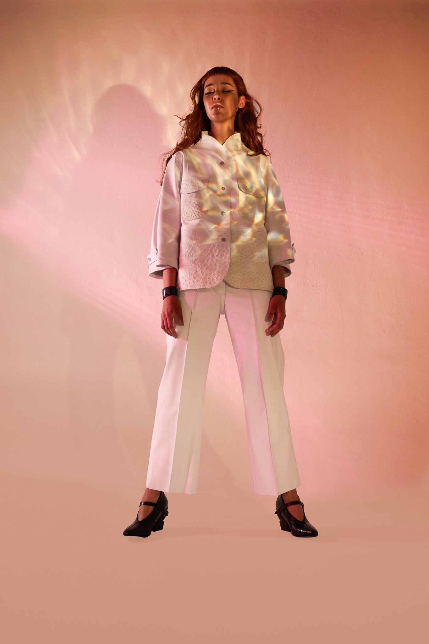 Luminance Leather Shirt