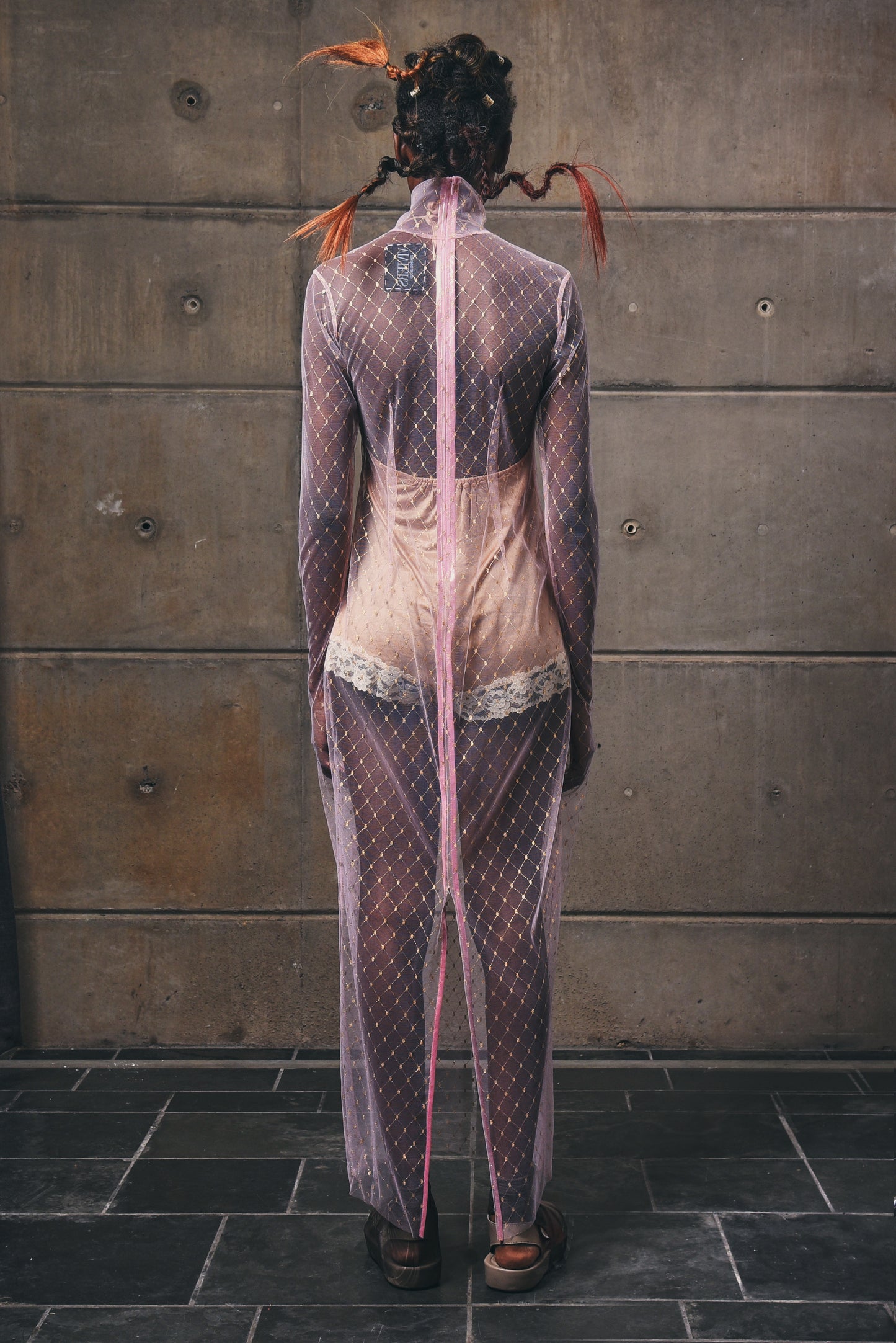 Mycelium Roll Neck Dress