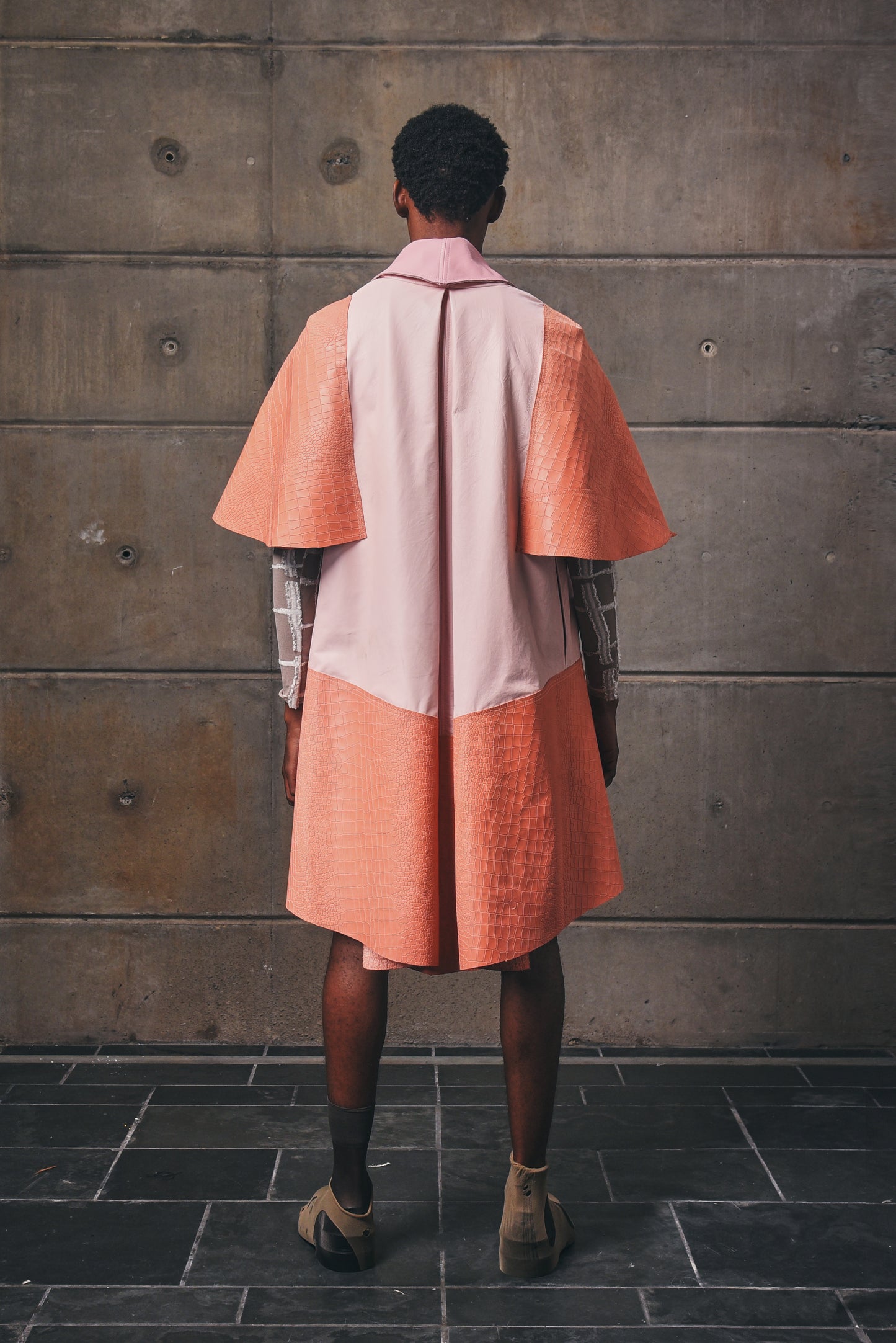 Deadstock Leather Circuit Coat
