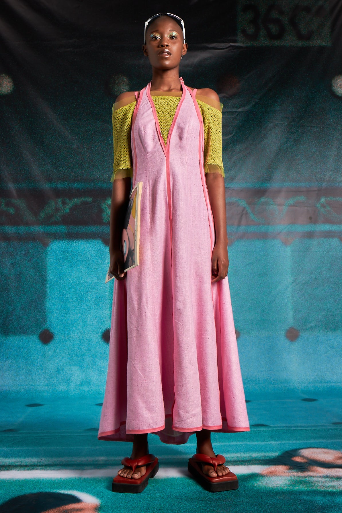 HYBRID HALTER NECK DRESS