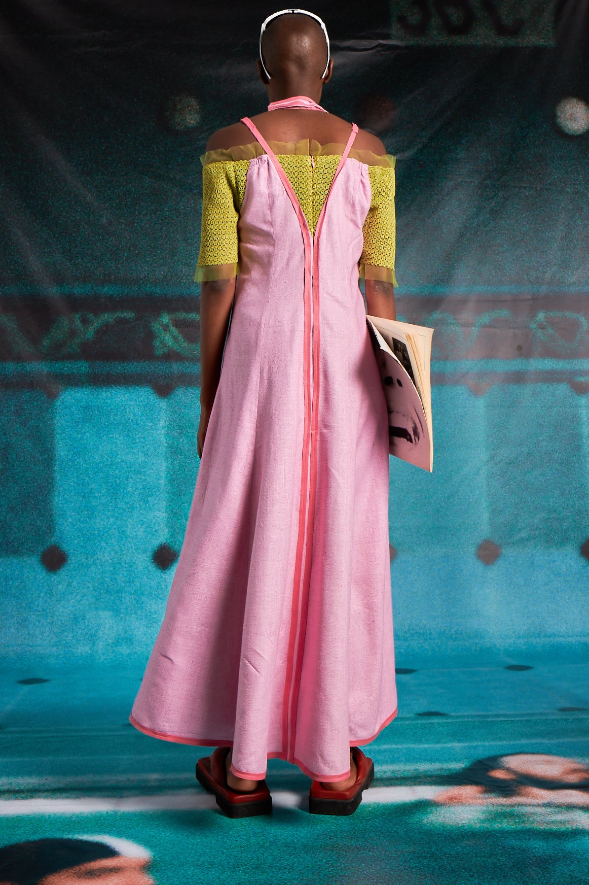 HYBRID HALTER NECK DRESS