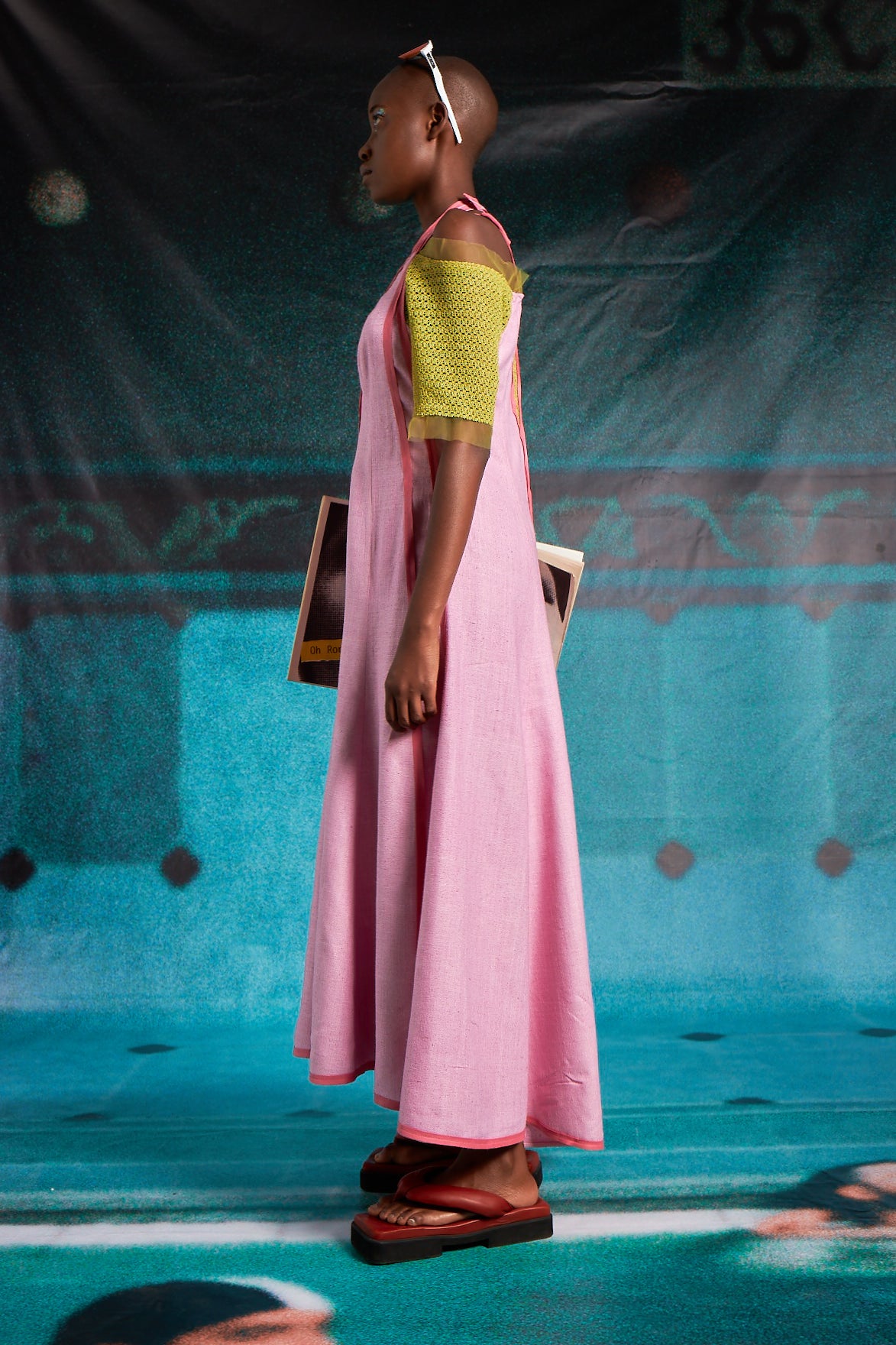 HYBRID HALTER NECK DRESS