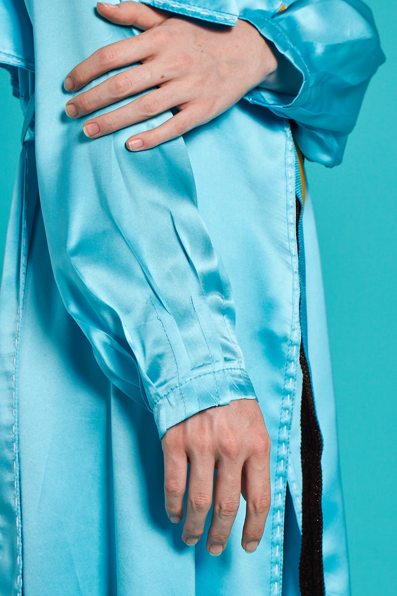 SILK TRENCH COAT