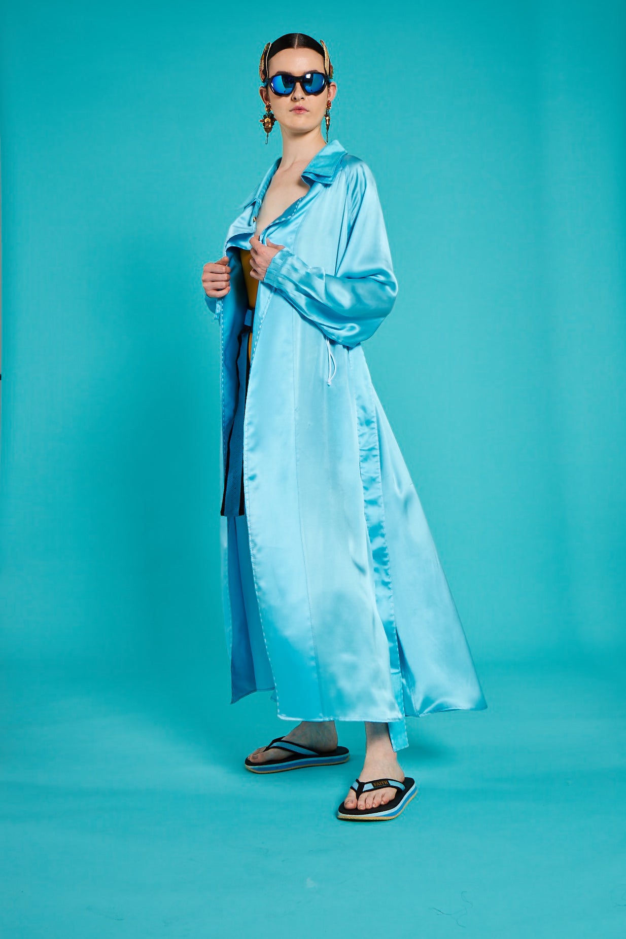 SILK TRENCH COAT