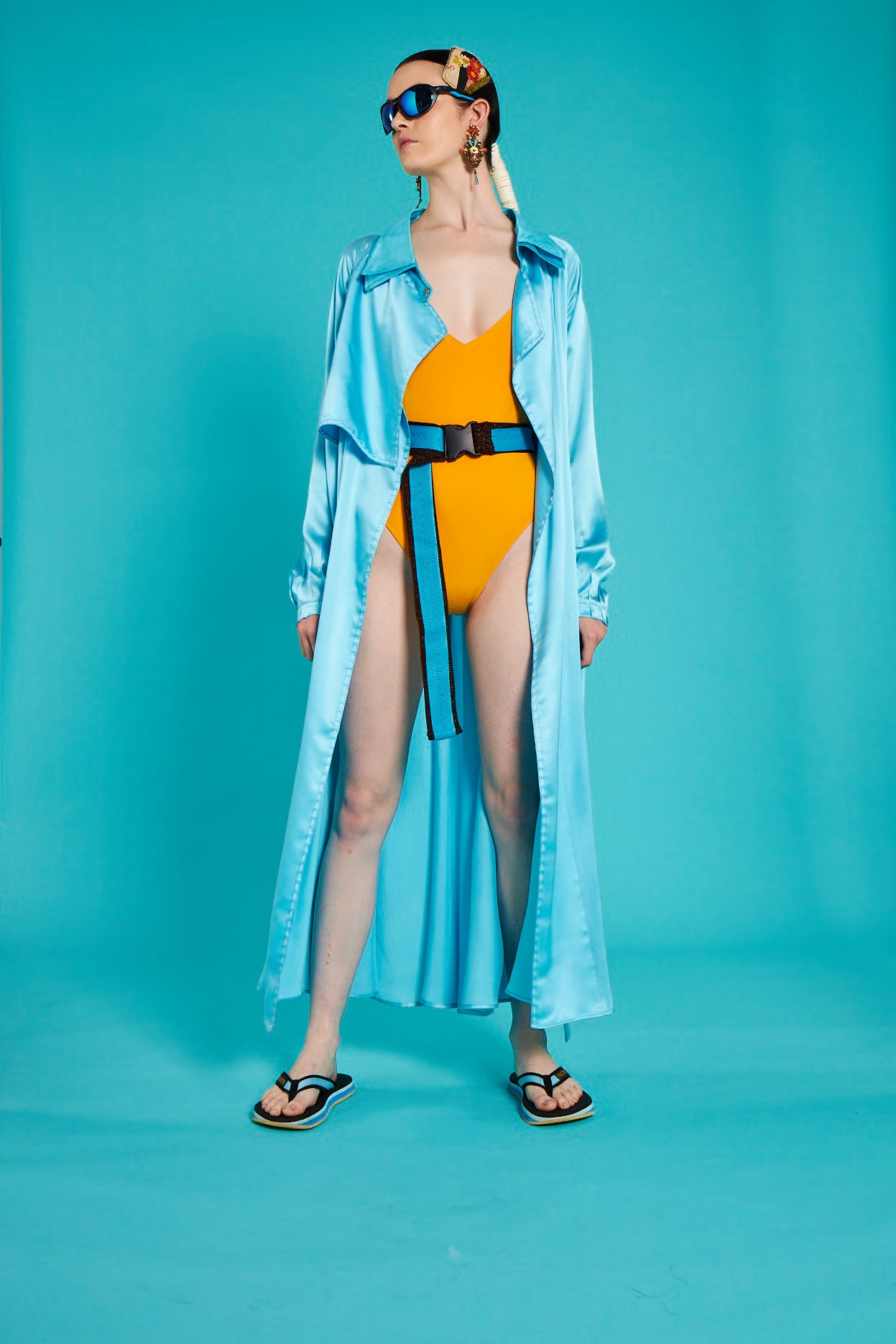 SILK TRENCH COAT