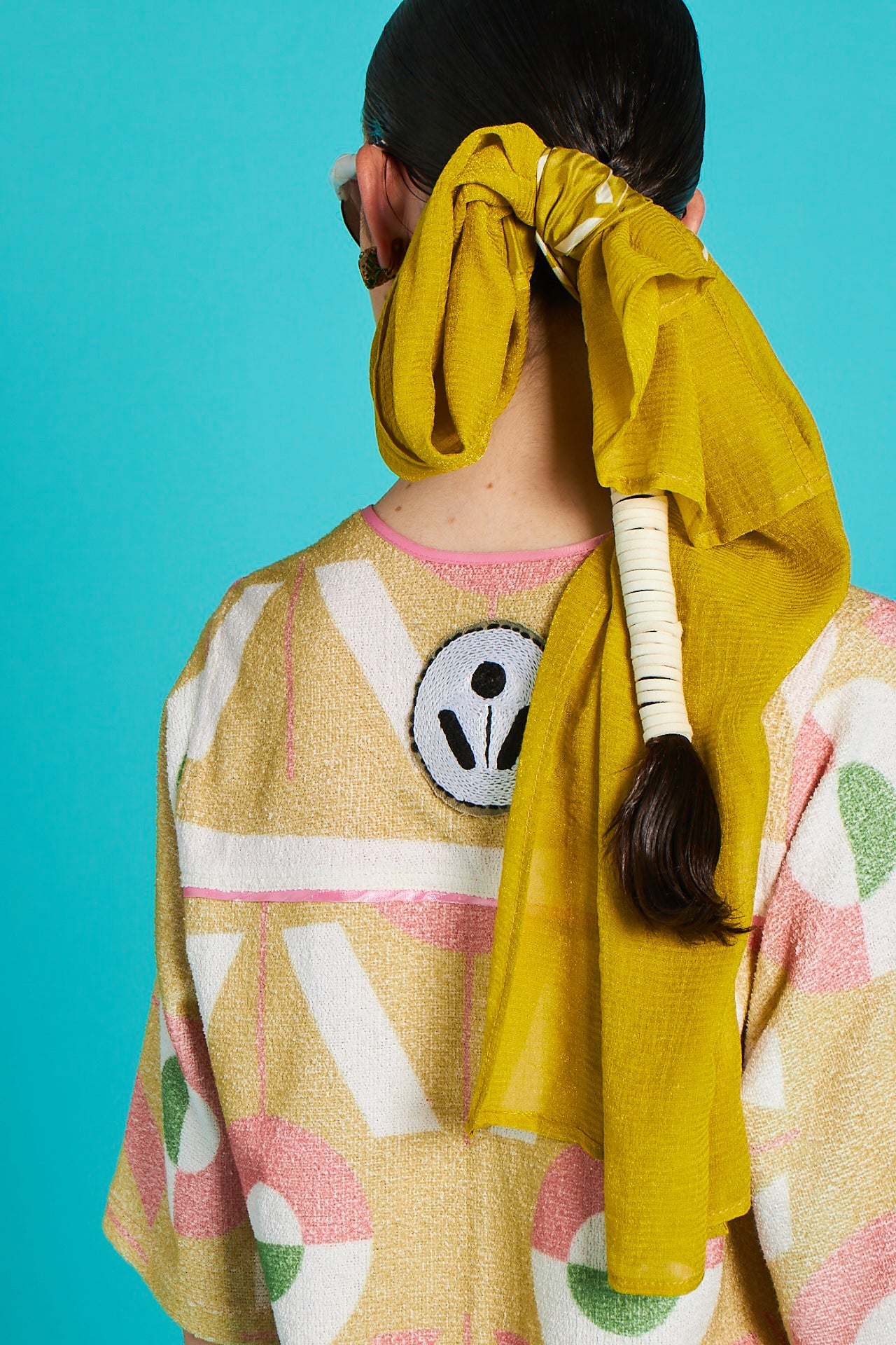 VIVI MONOGRAM TOWELING TWINSET SHIRT
