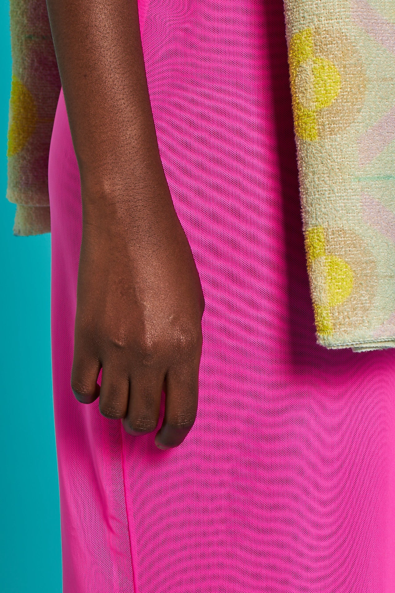 POOLSIDE NYLON SLIP DRESS