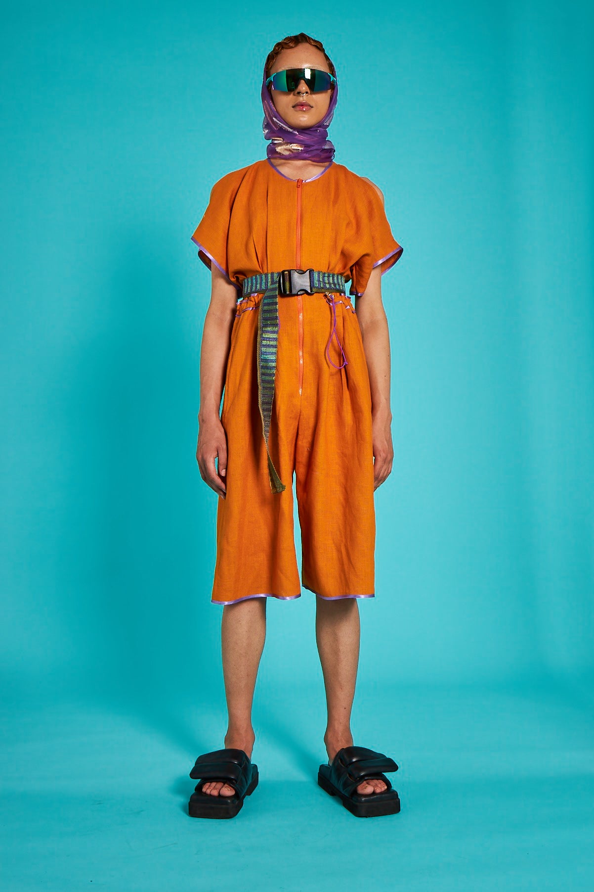 LINEN POOLSIDE SHORT JUMPSUIT