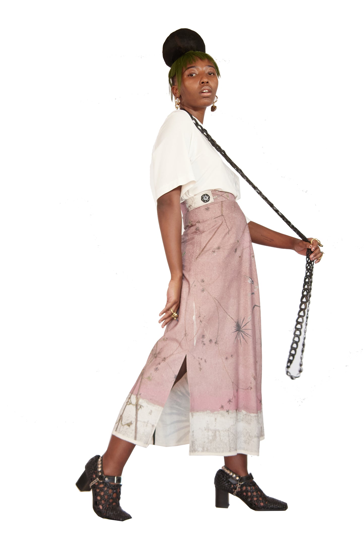 Black Jack Wall Flower A-Line Skirt