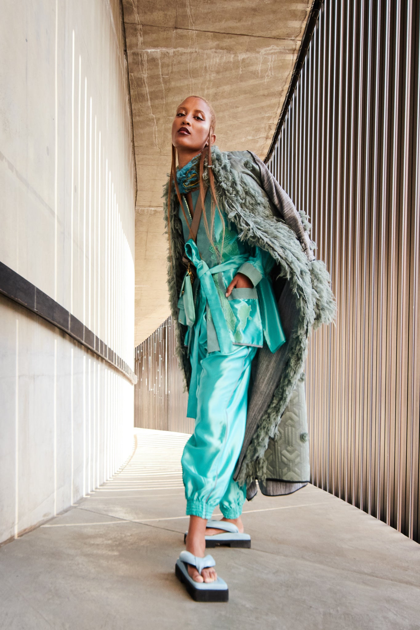 Crop Circle Reversible Coat