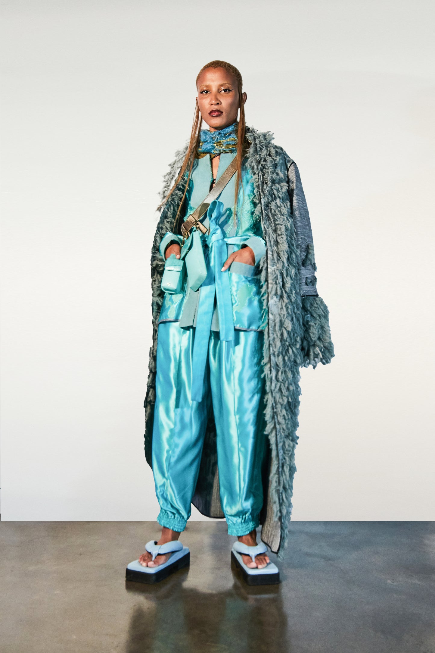 Hand Embroidered, Underwater Landscape Jacket