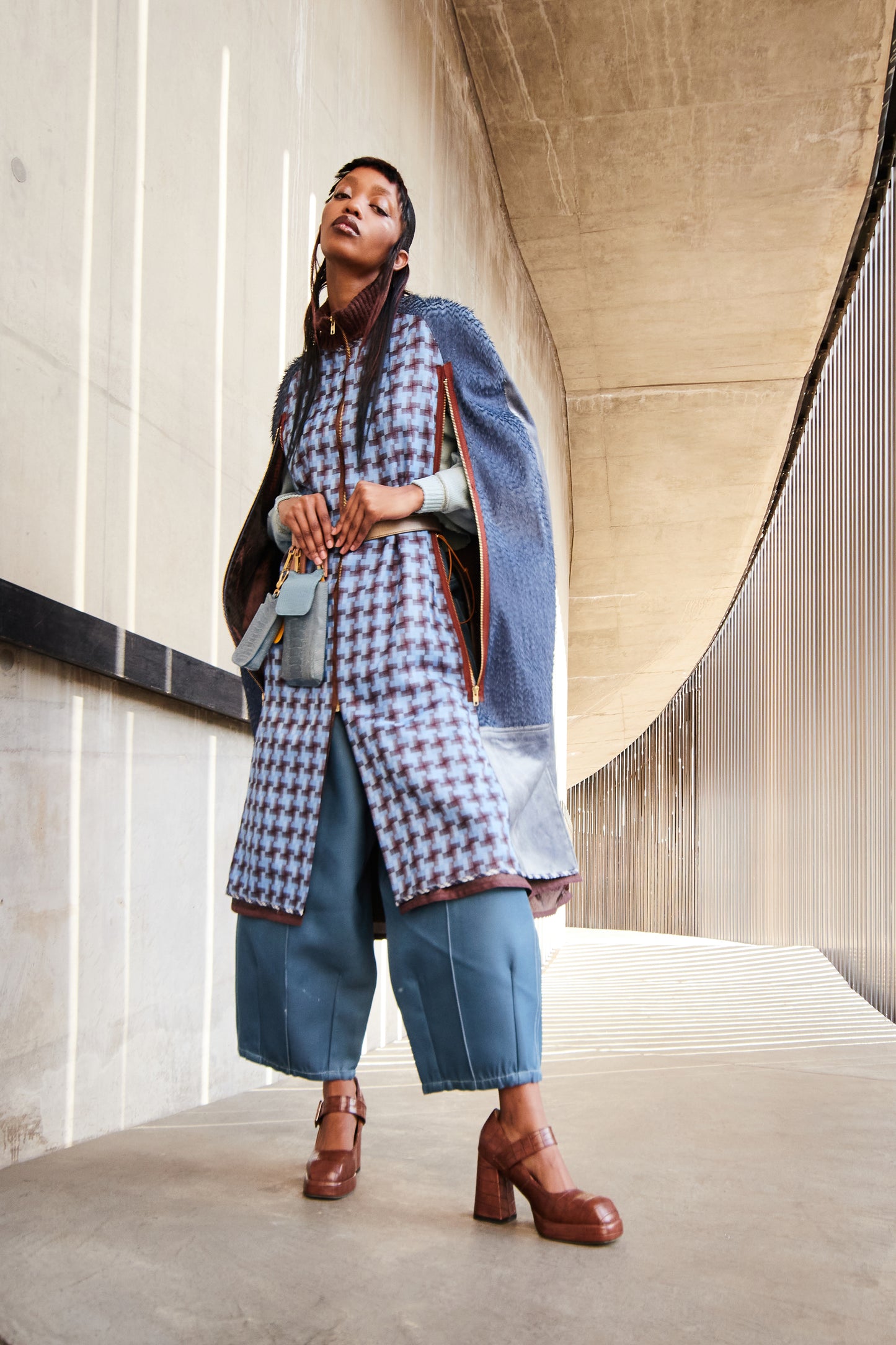 MIXED MEDIA MATRYOSHKA CAPE
