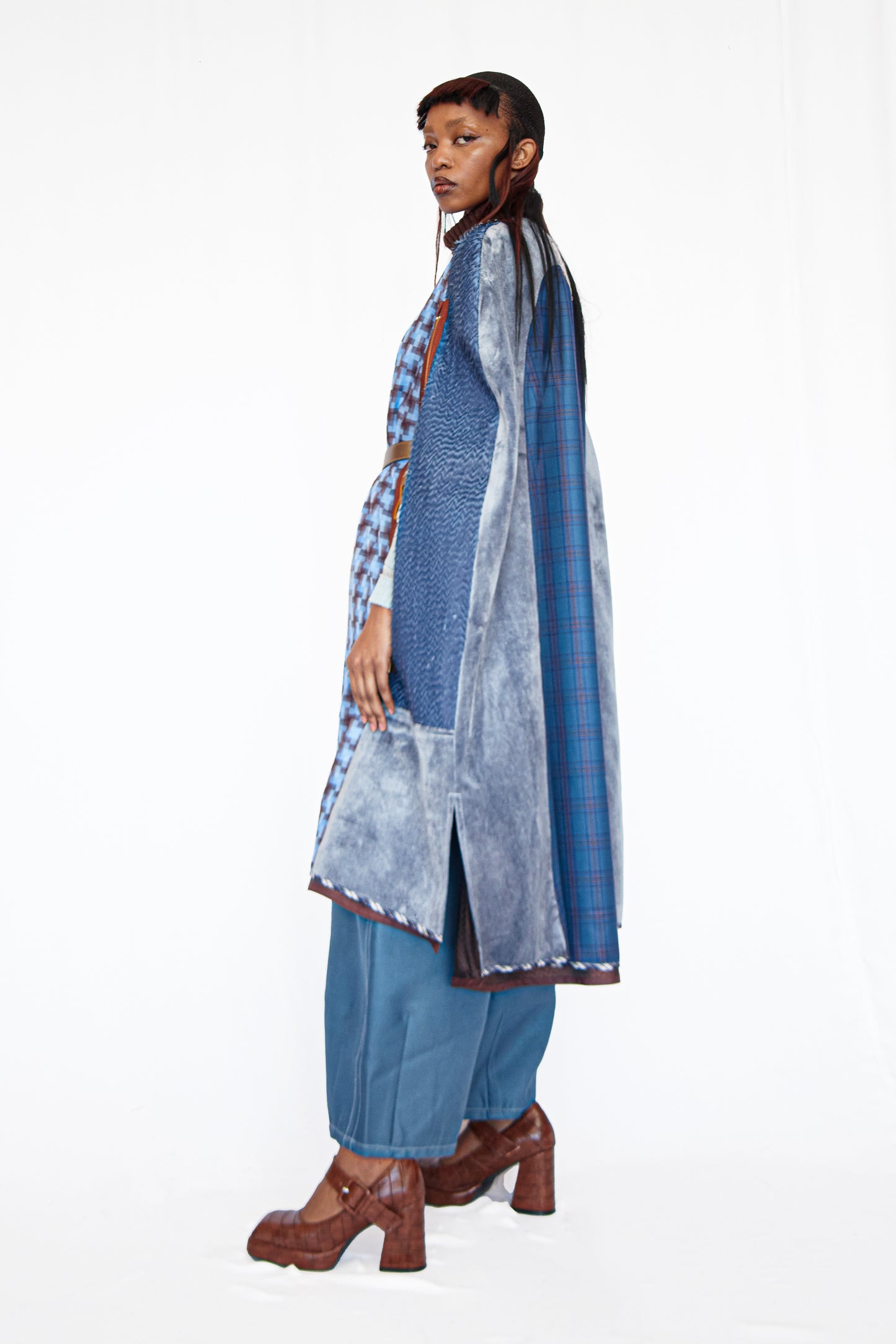 MIXED MEDIA MATRYOSHKA CAPE