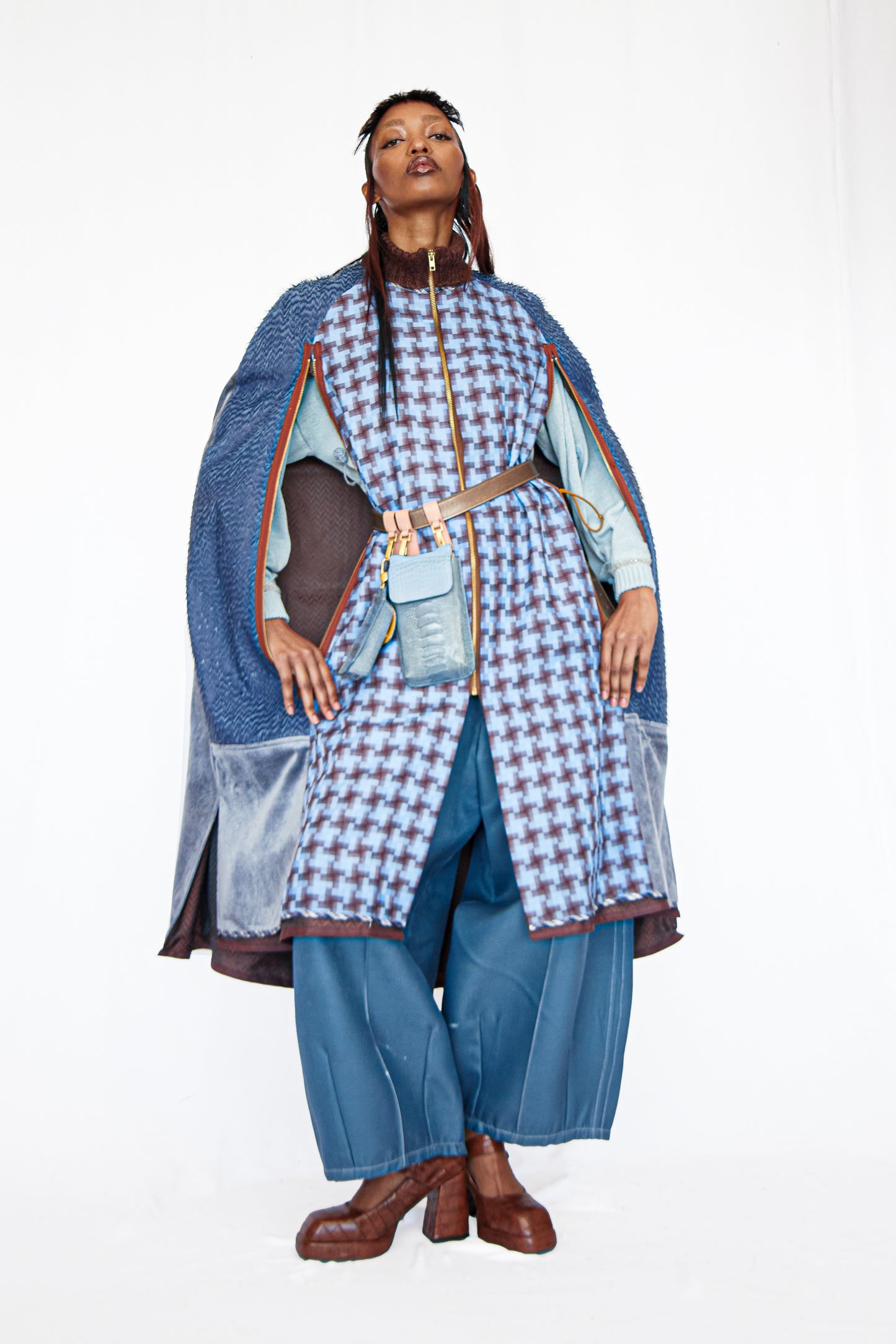 MIXED MEDIA MATRYOSHKA CAPE